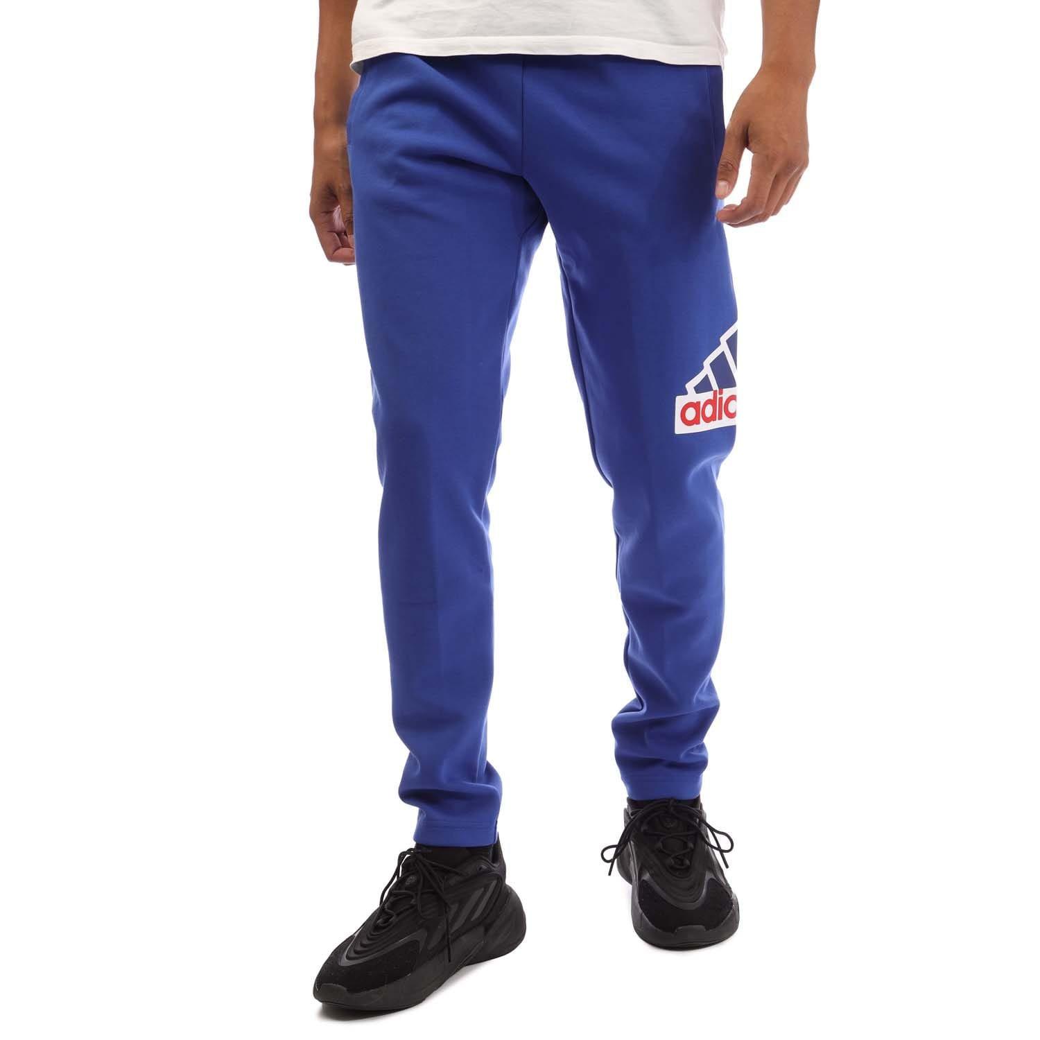 Blue - adidas - Future Icons Badge of Sport Joggers - 1