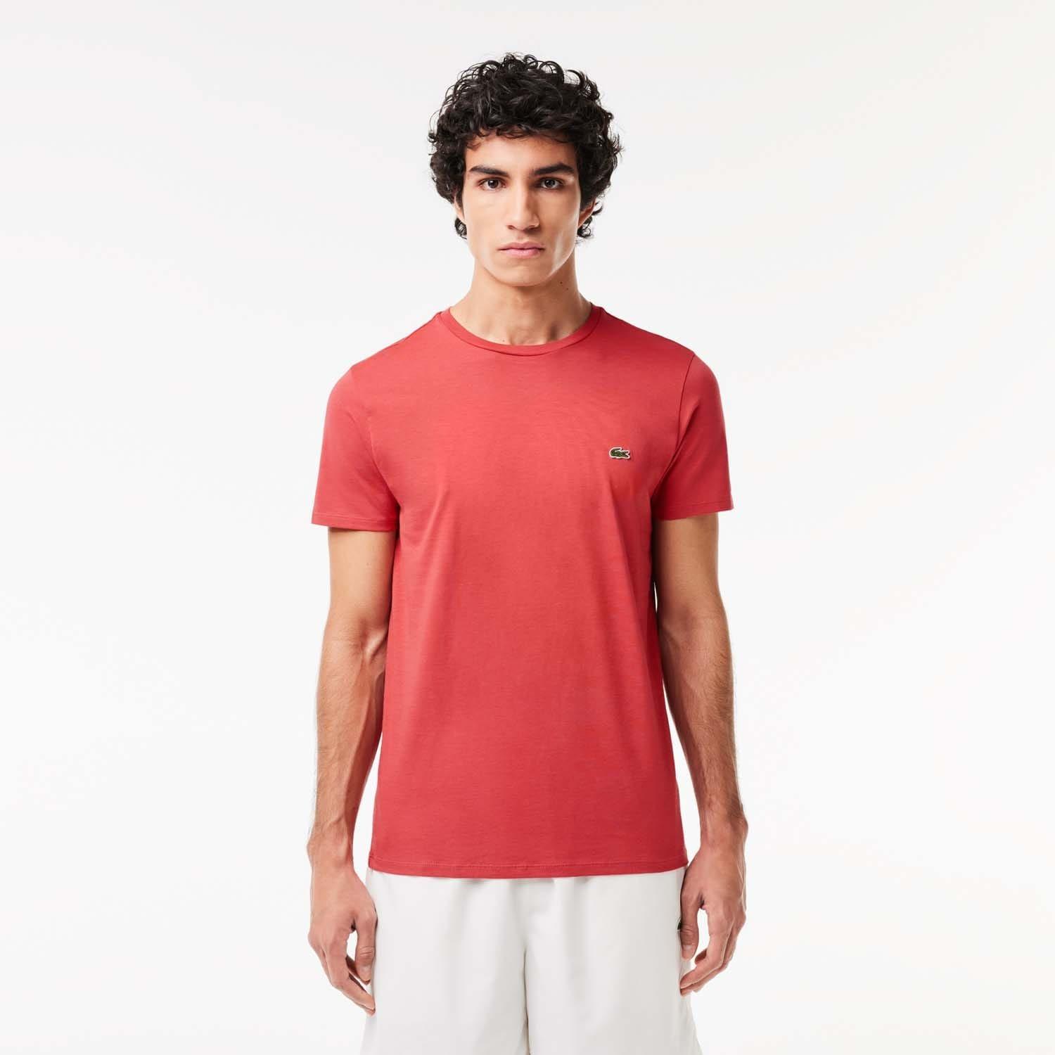 Lacoste Monochrome Cotton Pima Jersey Crewneck T-Shirt