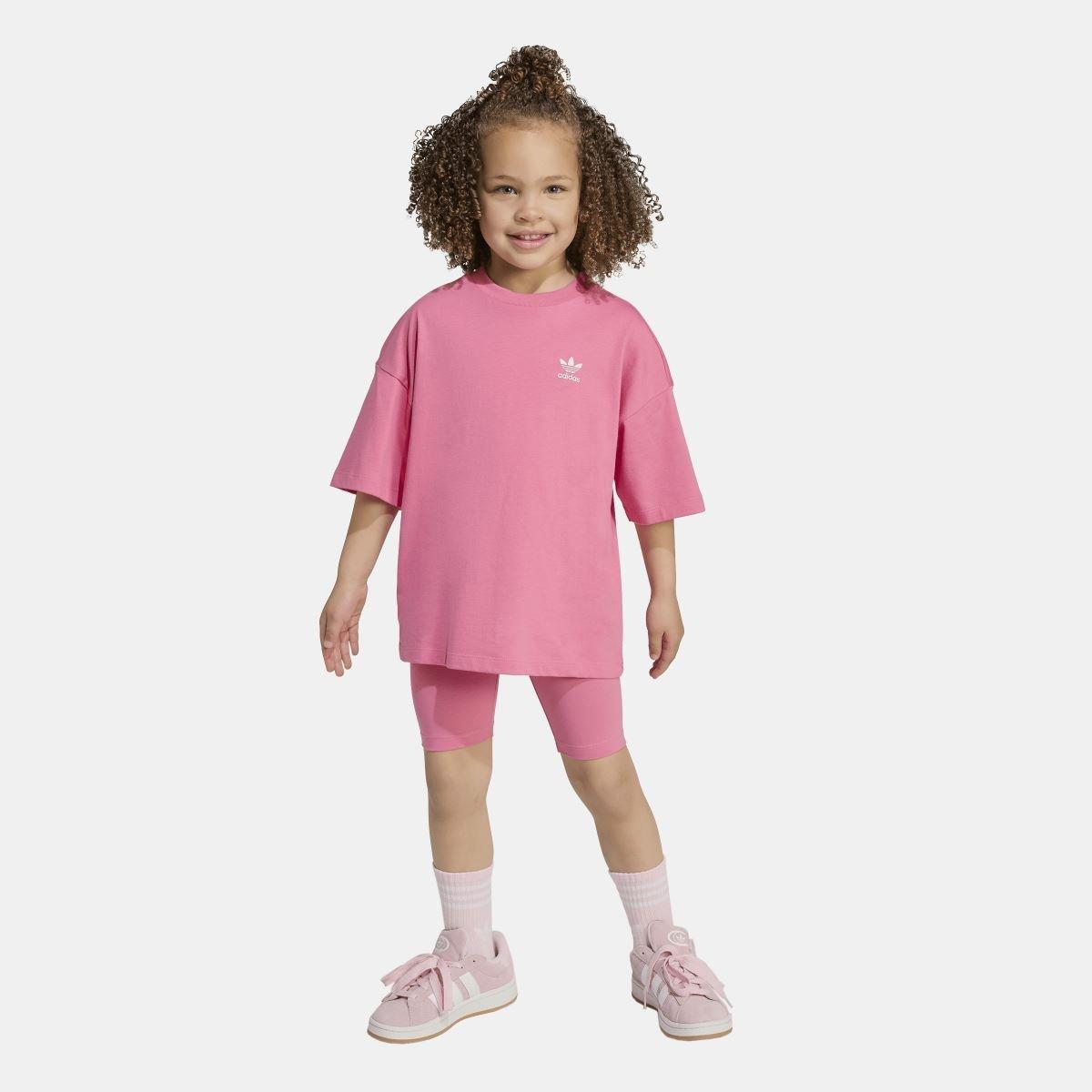 Pink - adidas Originals - Cycling Shorts & T-Shirt Set - 4