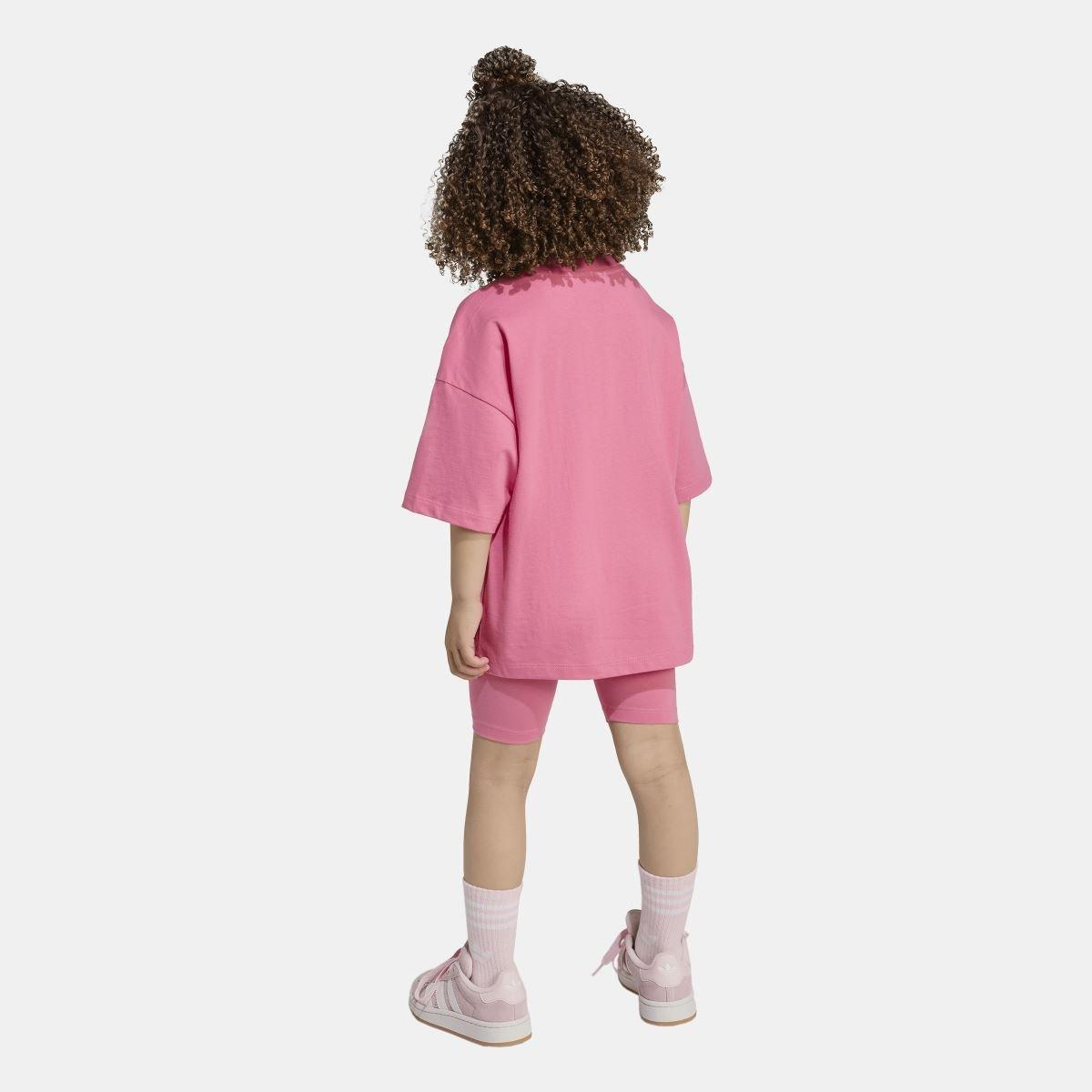 Pink - adidas Originals - Cycling Shorts & T-Shirt Set - 5