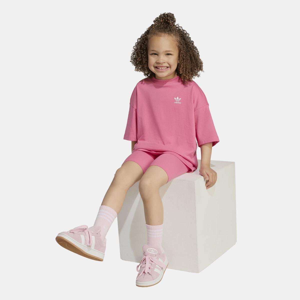 Pink - adidas Originals - Cycling Shorts & T-Shirt Set - 6
