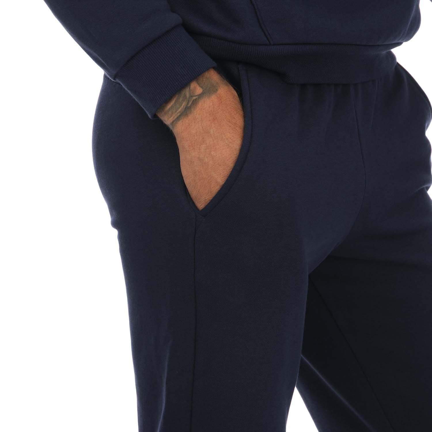 Navy - Puma - Small Logo Cuffed Joggers - 5