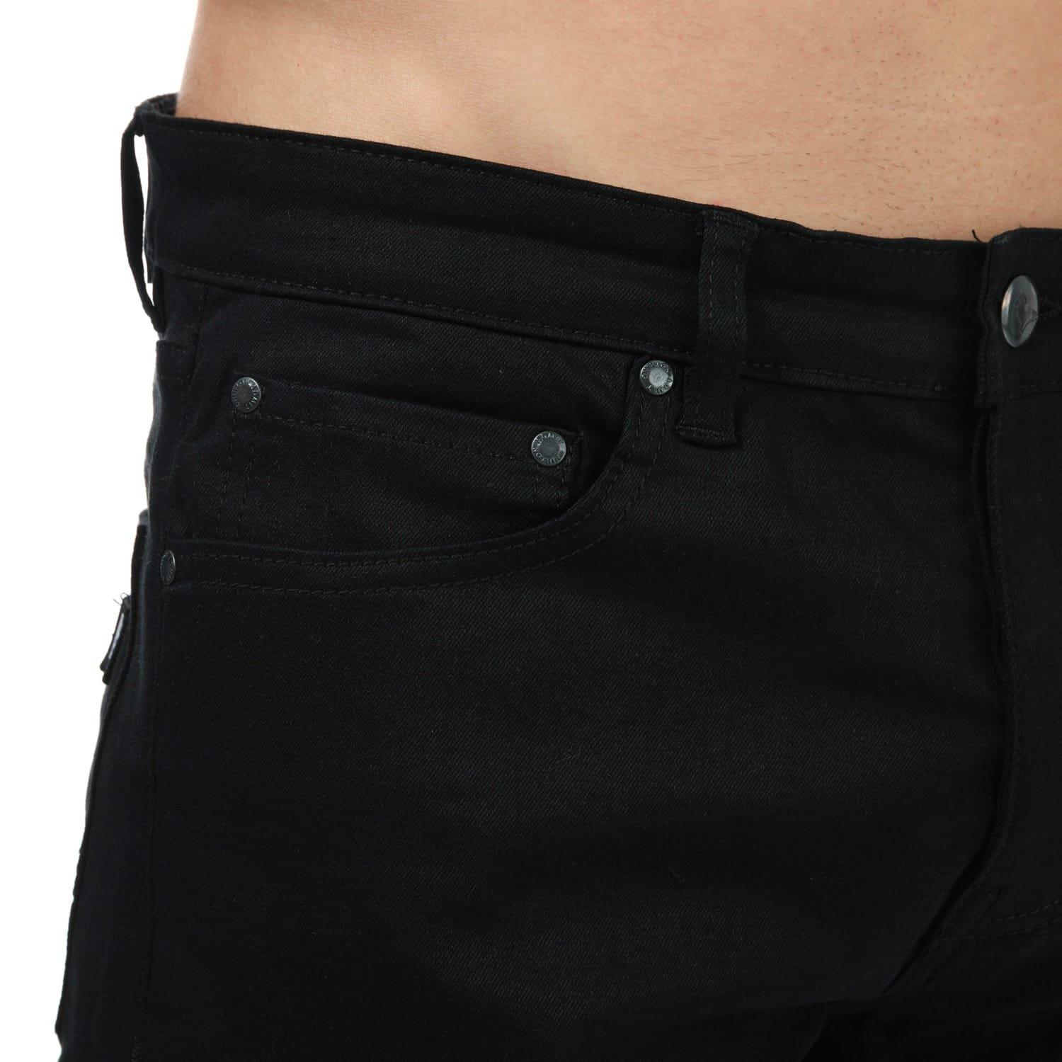 Black - Weekend Offender - Tapered Fit Jeans - 6