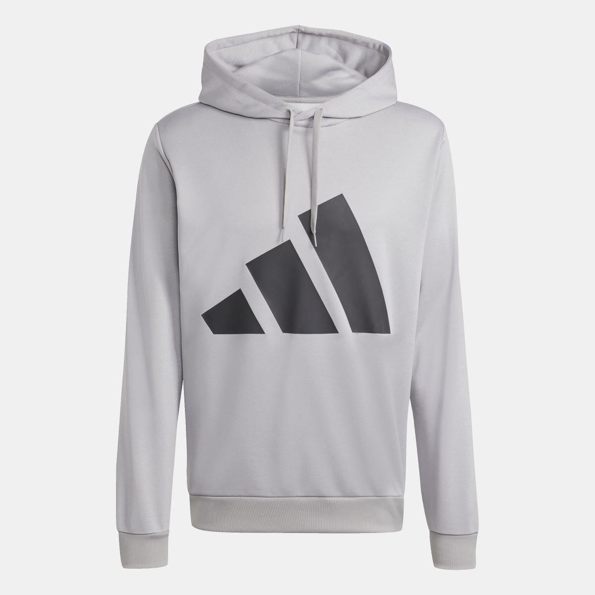 Grey - adidas - Big Logo French Terry Tracksuit - 2