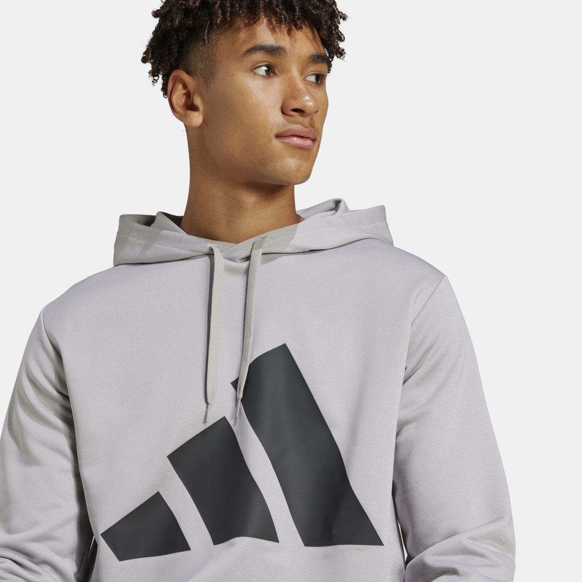 Grey - adidas - Big Logo French Terry Tracksuit - 7
