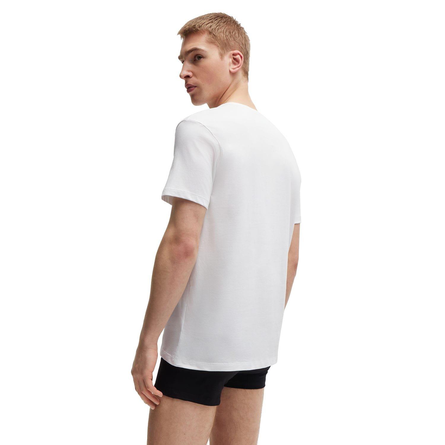 White - Boss - 2 Pack of Comfort T-Shirts - 3