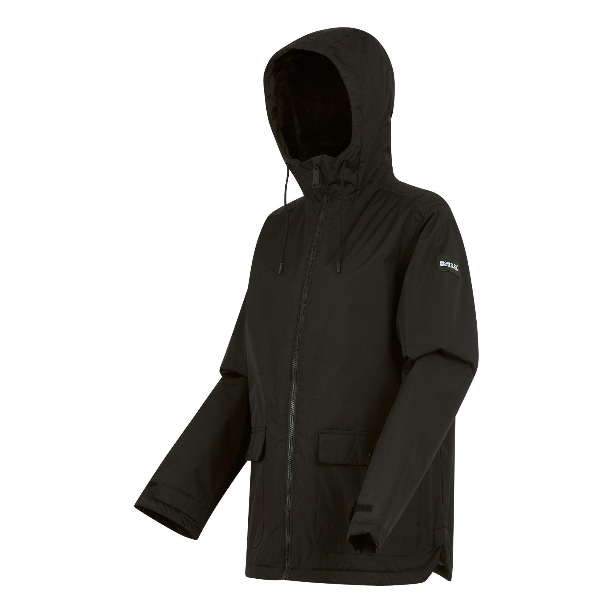 Black - Regatta - Women's Broadia Thermoguard Insulated Waterproof Jacket - 12