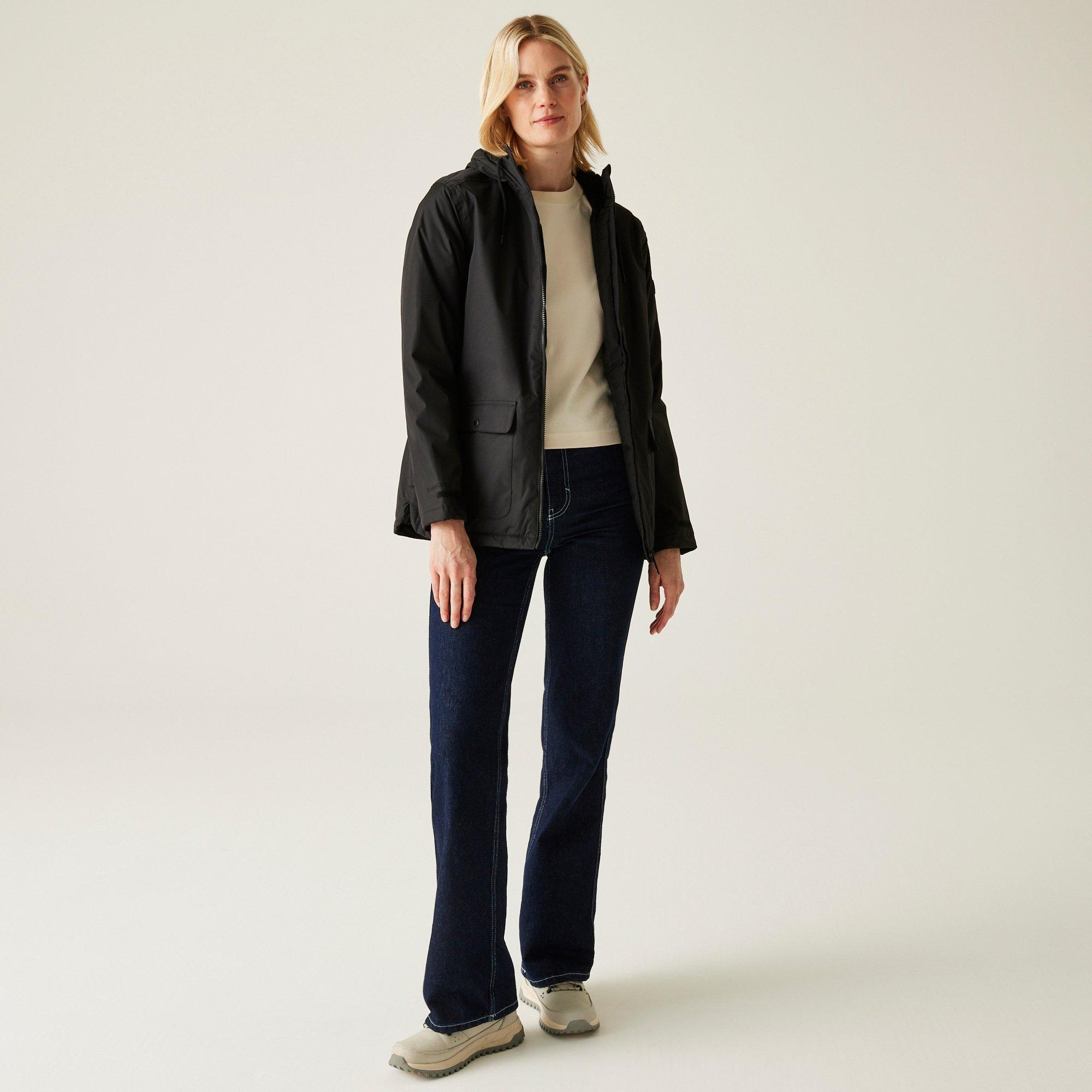 Black - Regatta - Women's Broadia Thermoguard Insulated Waterproof Jacket - 3