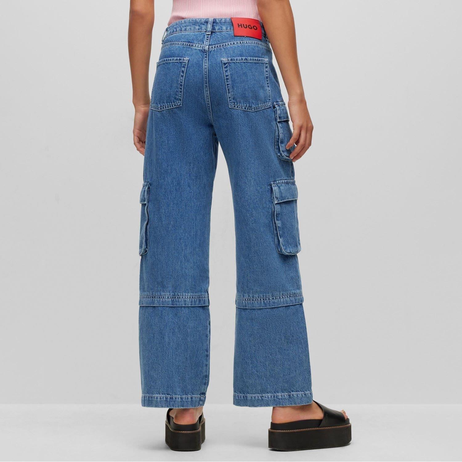 Blue - Hugo - Gashia Relaxed-Fit Jeans - 2