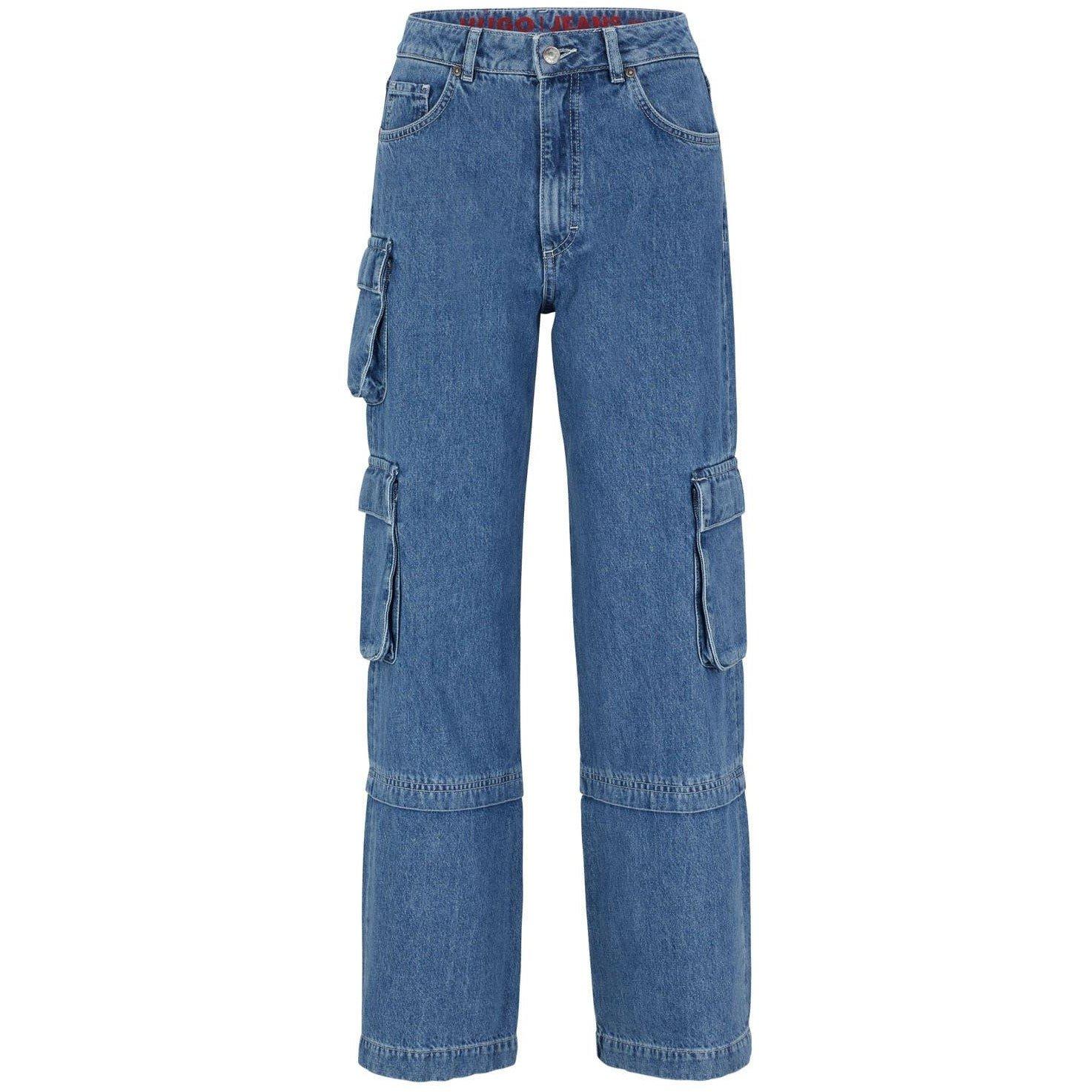 Blue - Hugo - Gashia Relaxed-Fit Jeans - 4
