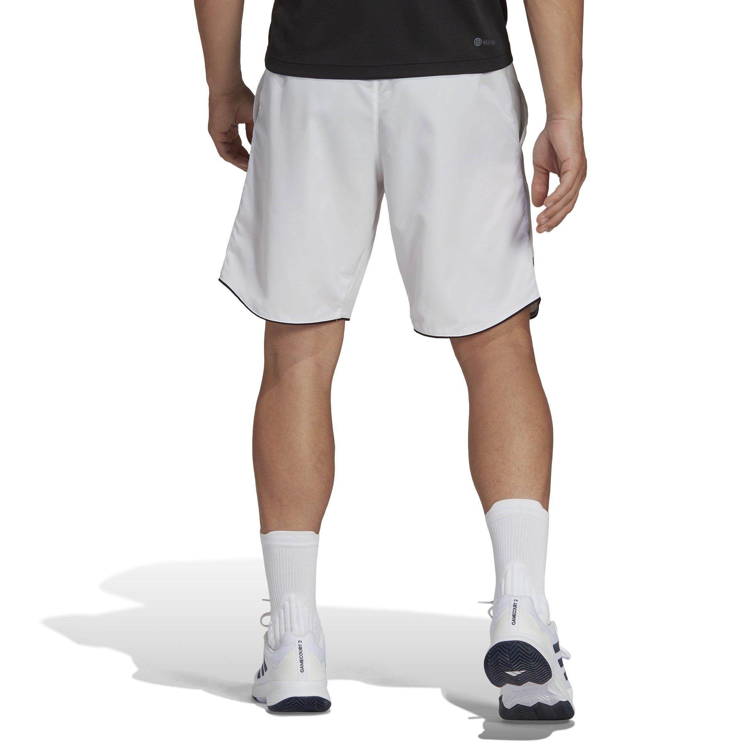 White - adidas - Performance Gym Shorts - 3