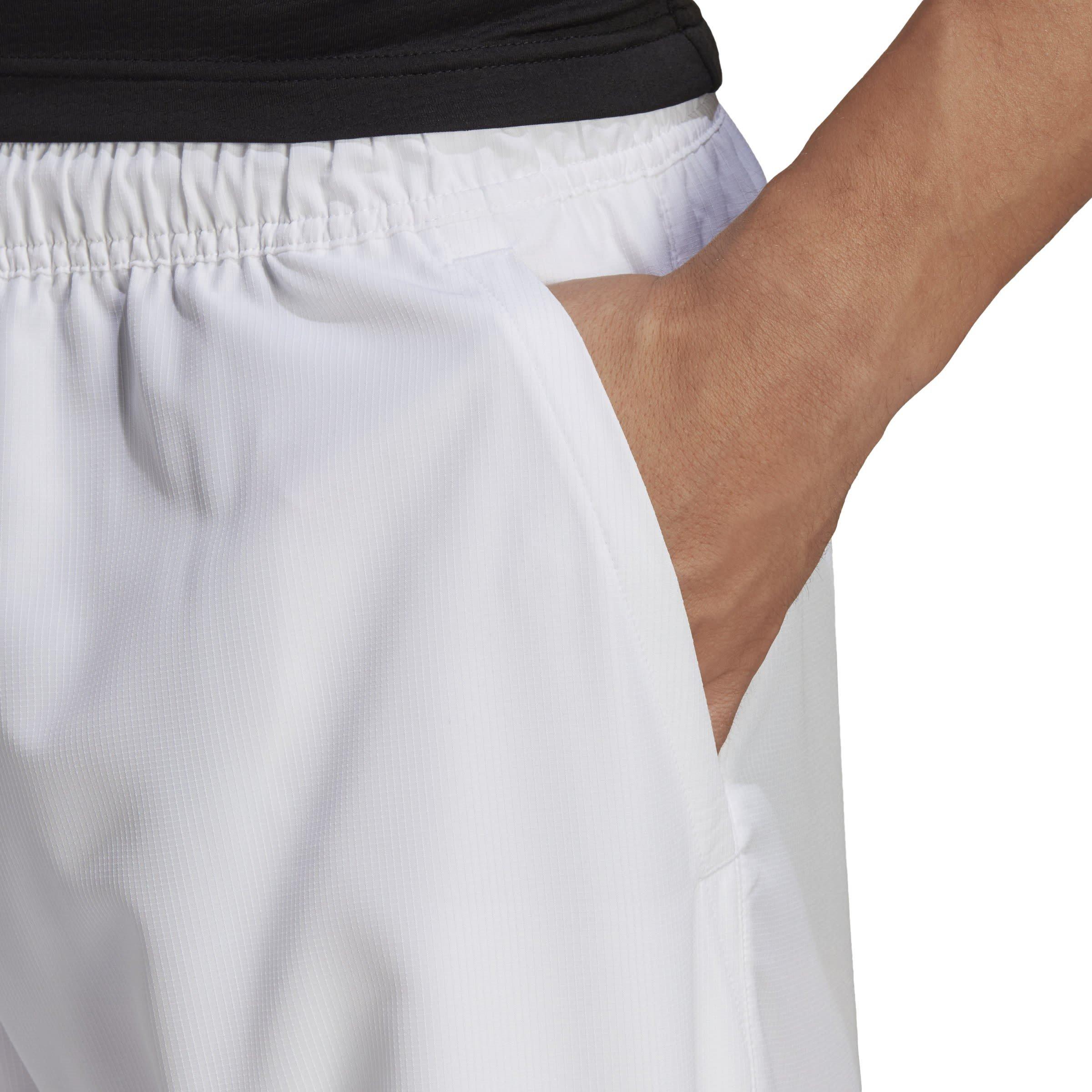 White - adidas - Performance Gym Shorts - 6