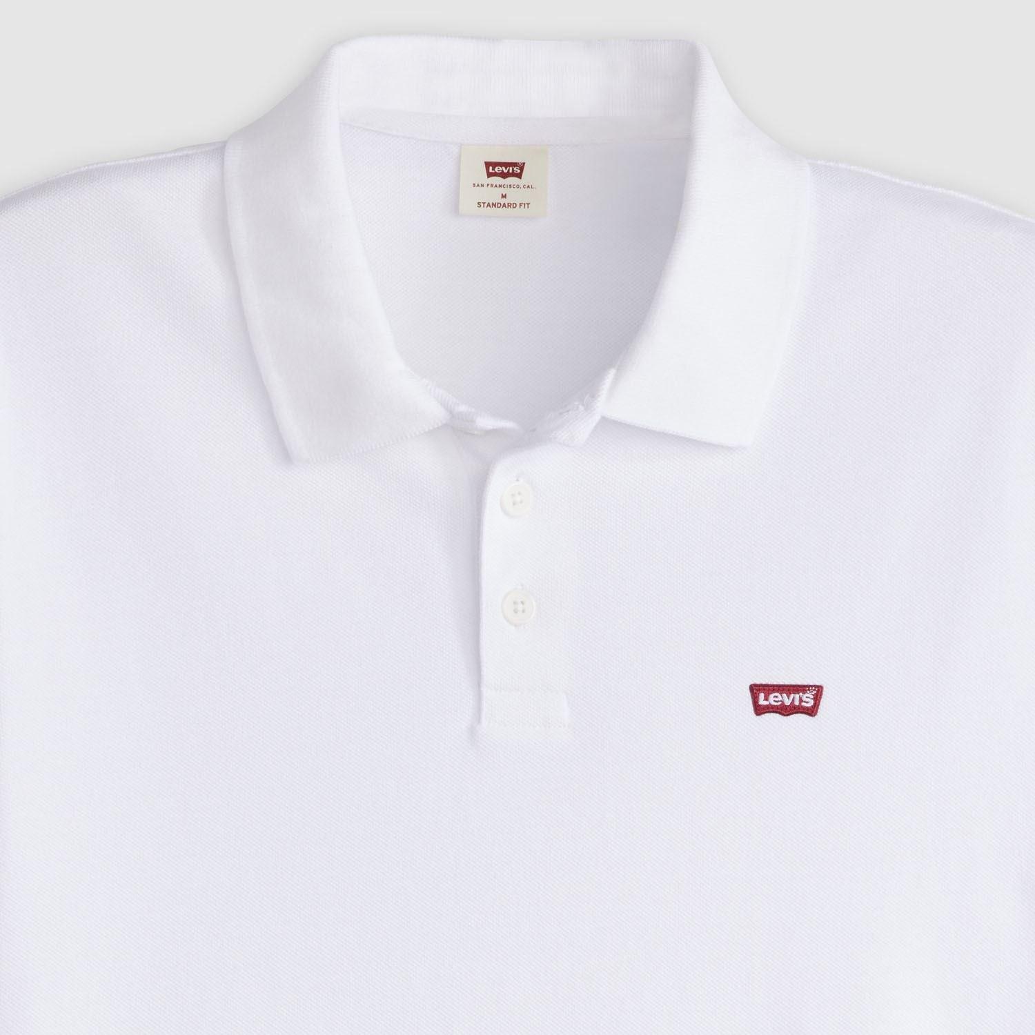 White - Levis - Housemark Polo Shirt - 4