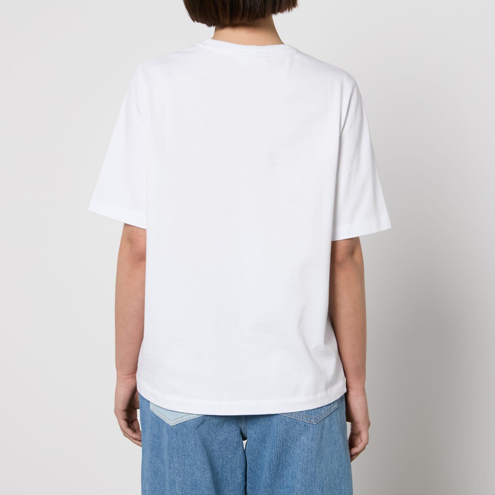 White - Maison Kitsune - Floating Flower Comfort T-Shirt - 2