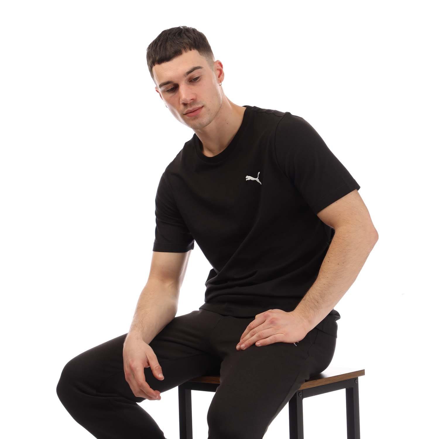 Black - Puma - Small Logo T-Shirt - 4