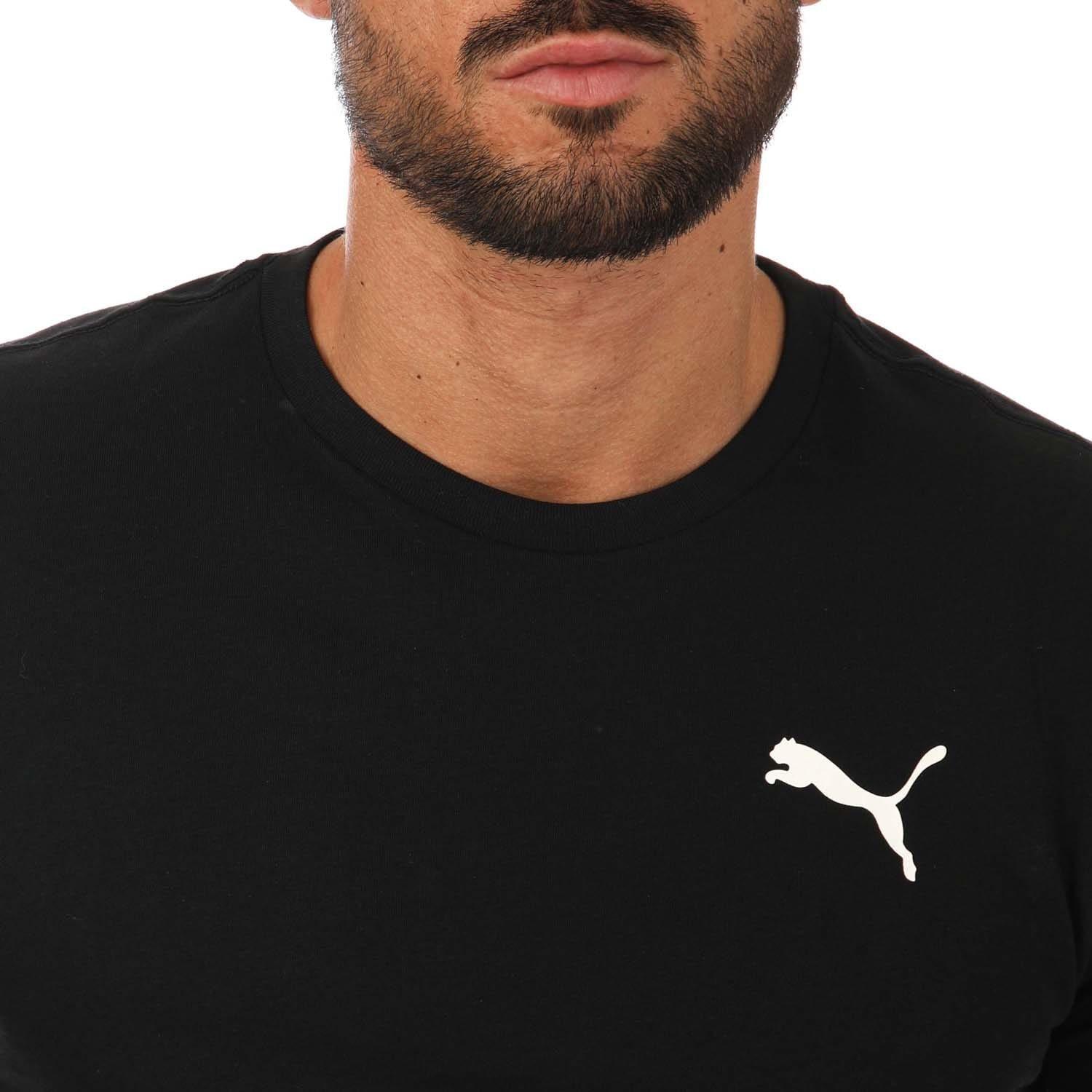 Black - Puma - Small Logo T-Shirt - 5