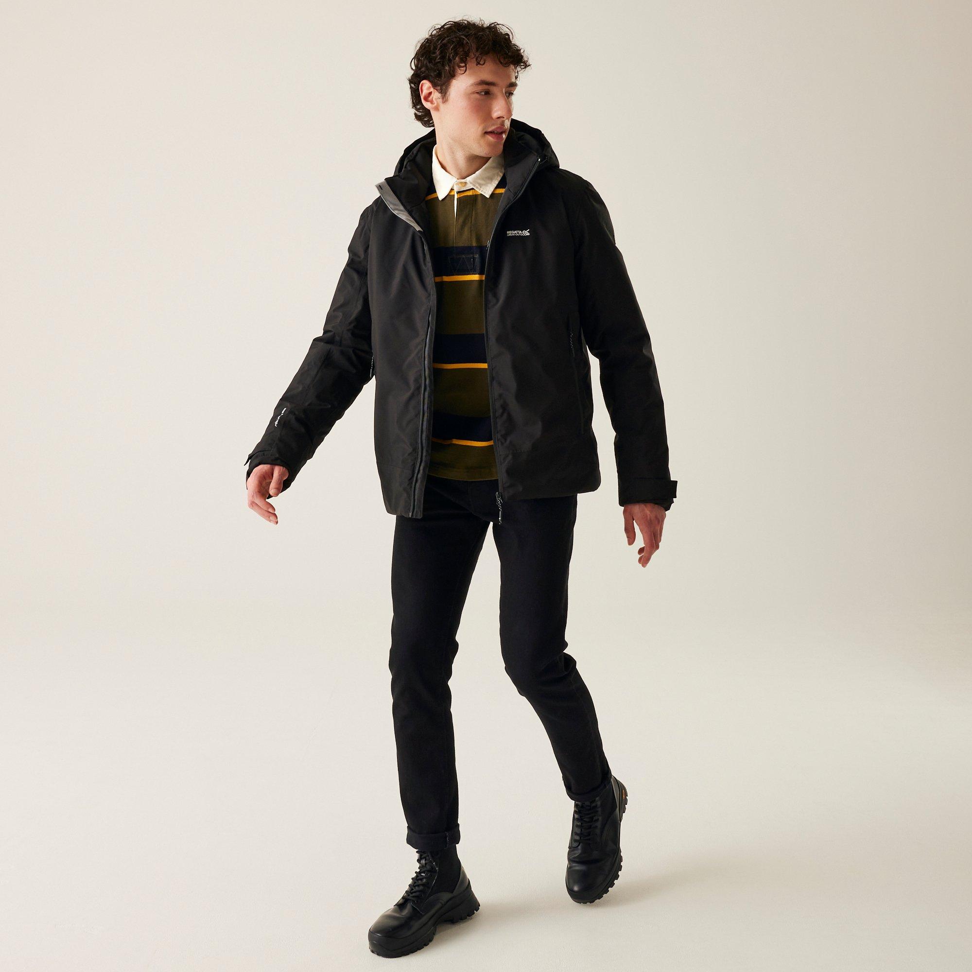 Black - Regatta - Frelton Waterproof Jacket - 3