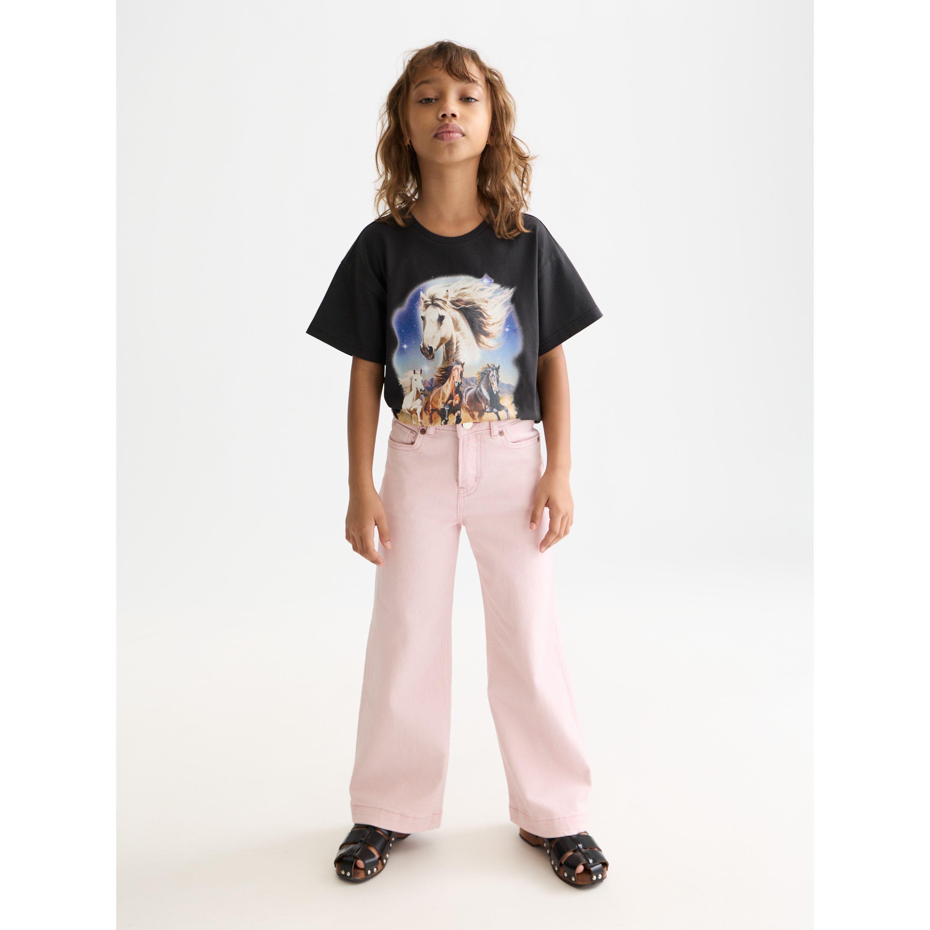 Scotch and Soda Kids' Wide Leg Jeans