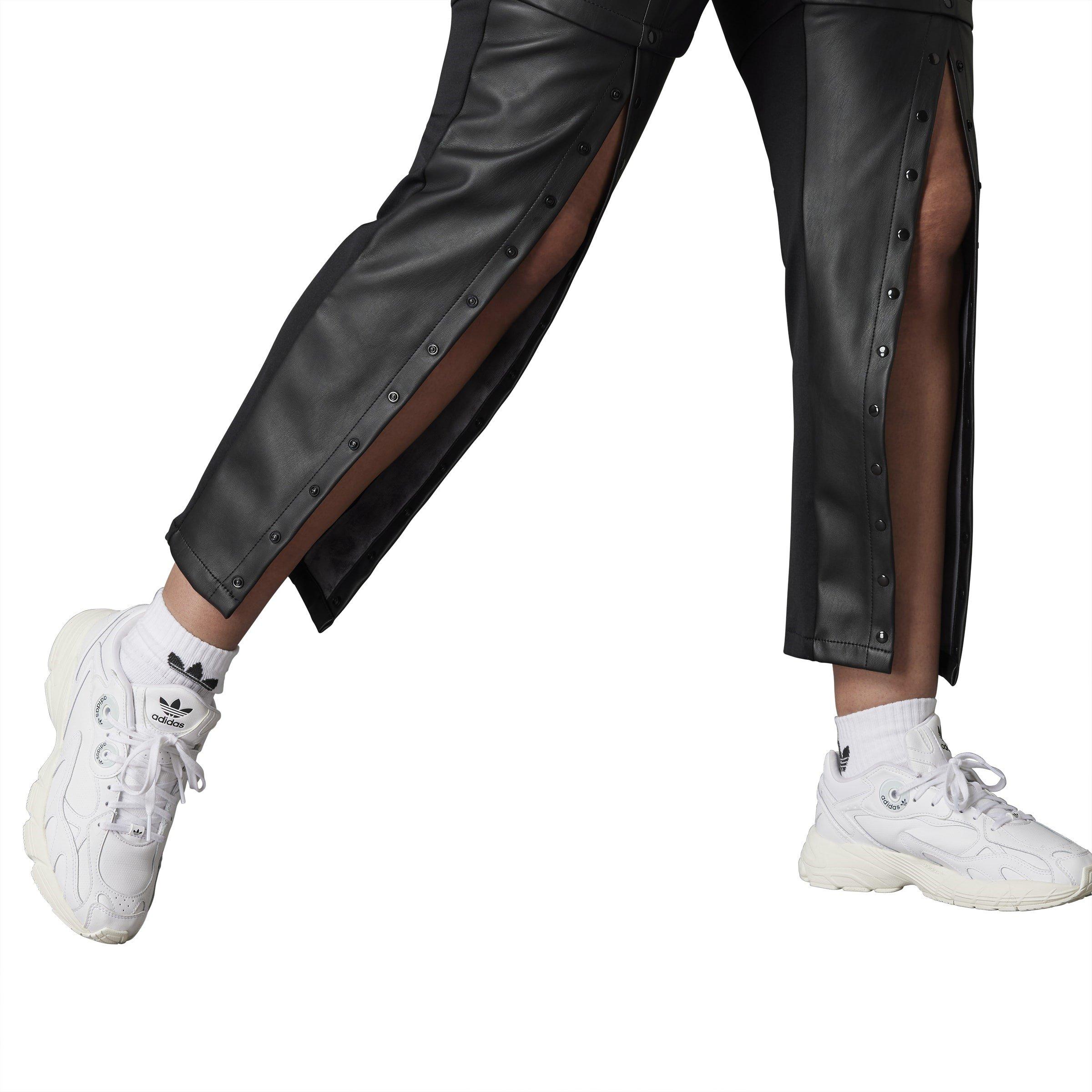Sort - adidas Originals - Women's Leather/PU Trousers - 16