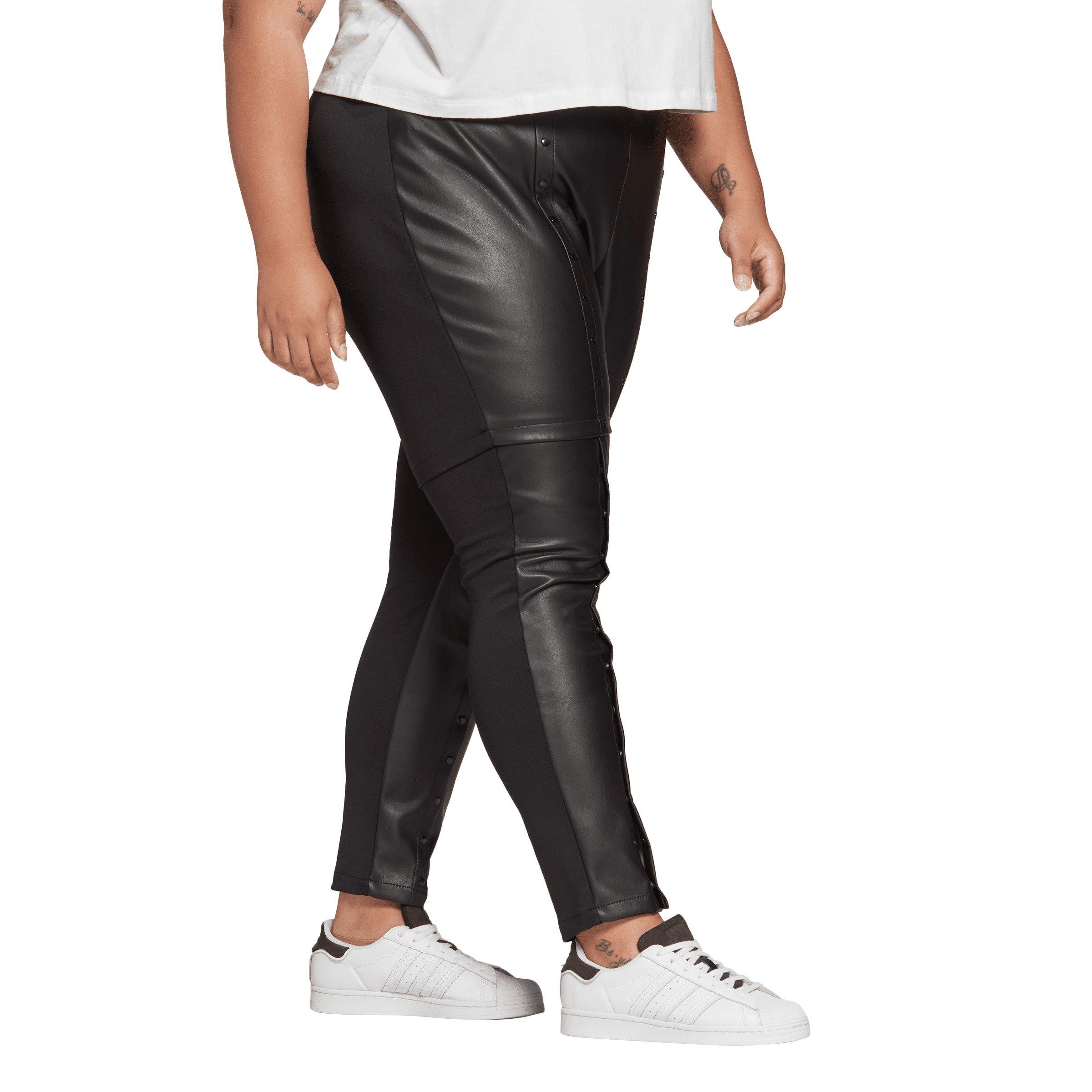 Sort - adidas Originals - Women's Leather/PU Trousers - 4