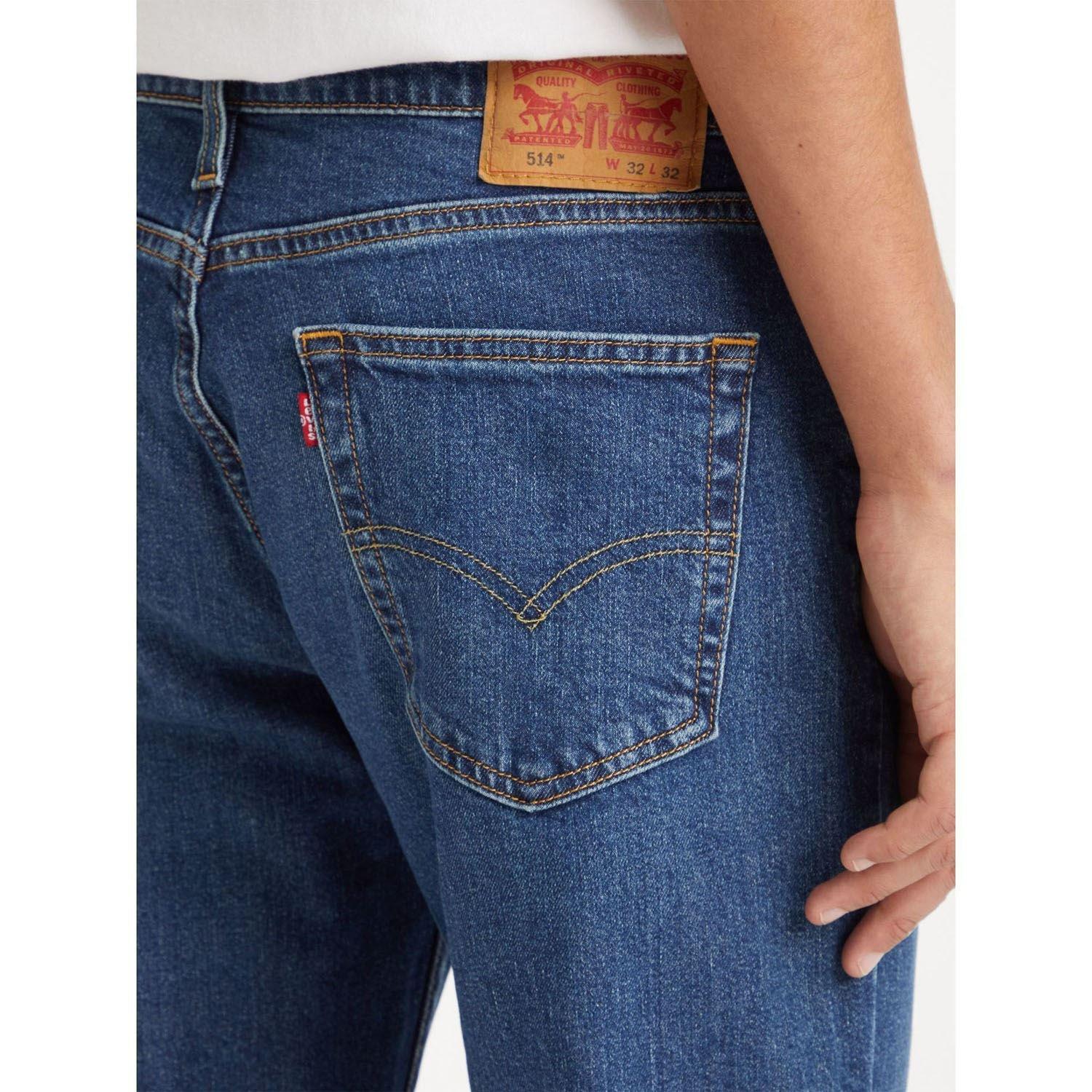 Blue - Levis - 514 Spider Crab Straight Jeans - 4