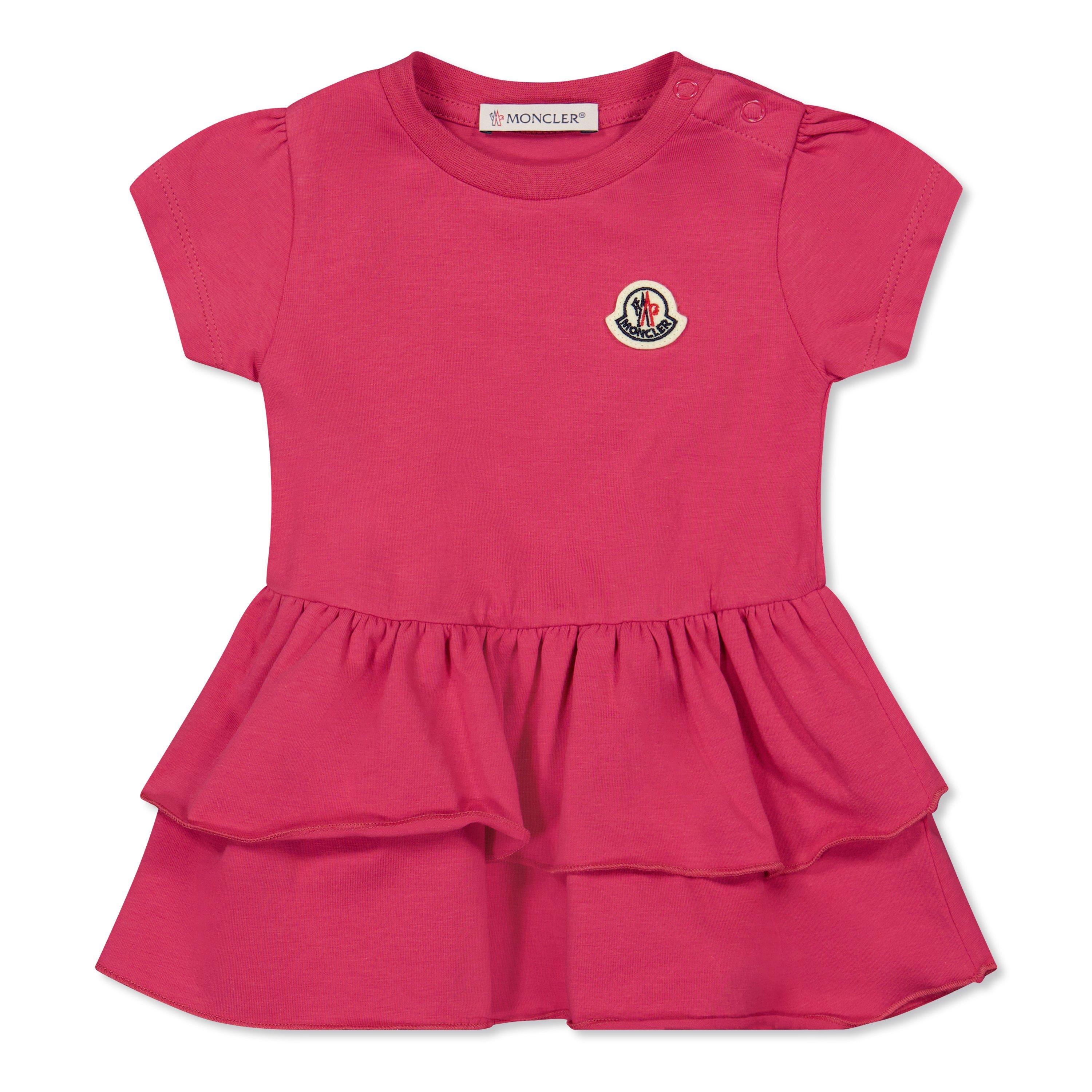 Cherry 557 - Moncler - Logo-Patch Cotton-Jersey Dress - 1