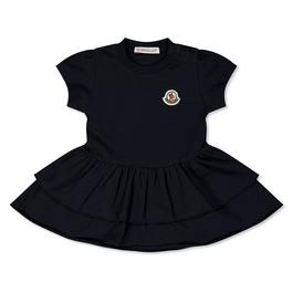 Moncler Logo-Patch Cotton-Jersey Dress