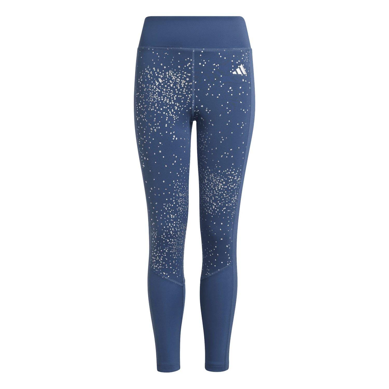 Azul marino - adidas - Optime Glam 7/8 Leggings - 3