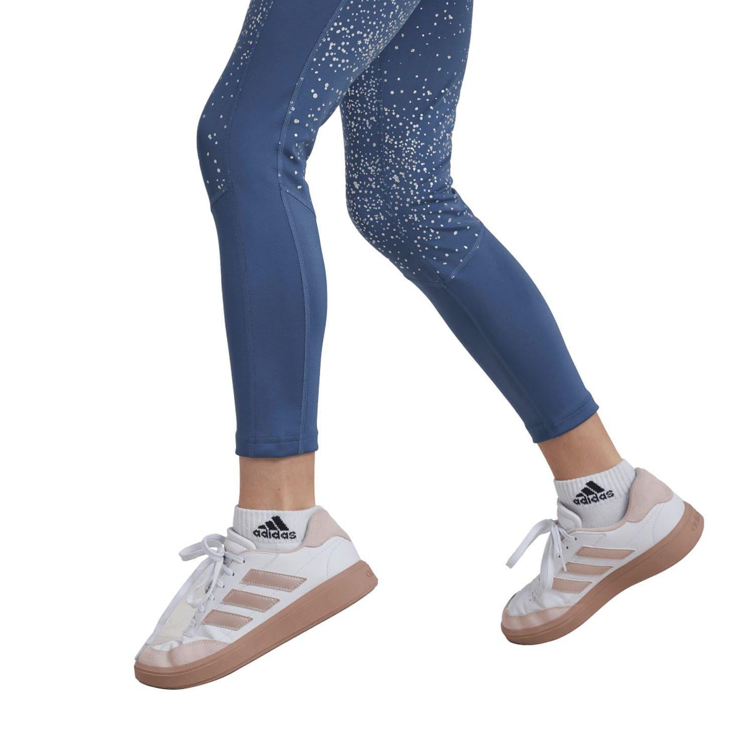 Azul marino - adidas - Optime Glam 7/8 Leggings - 4