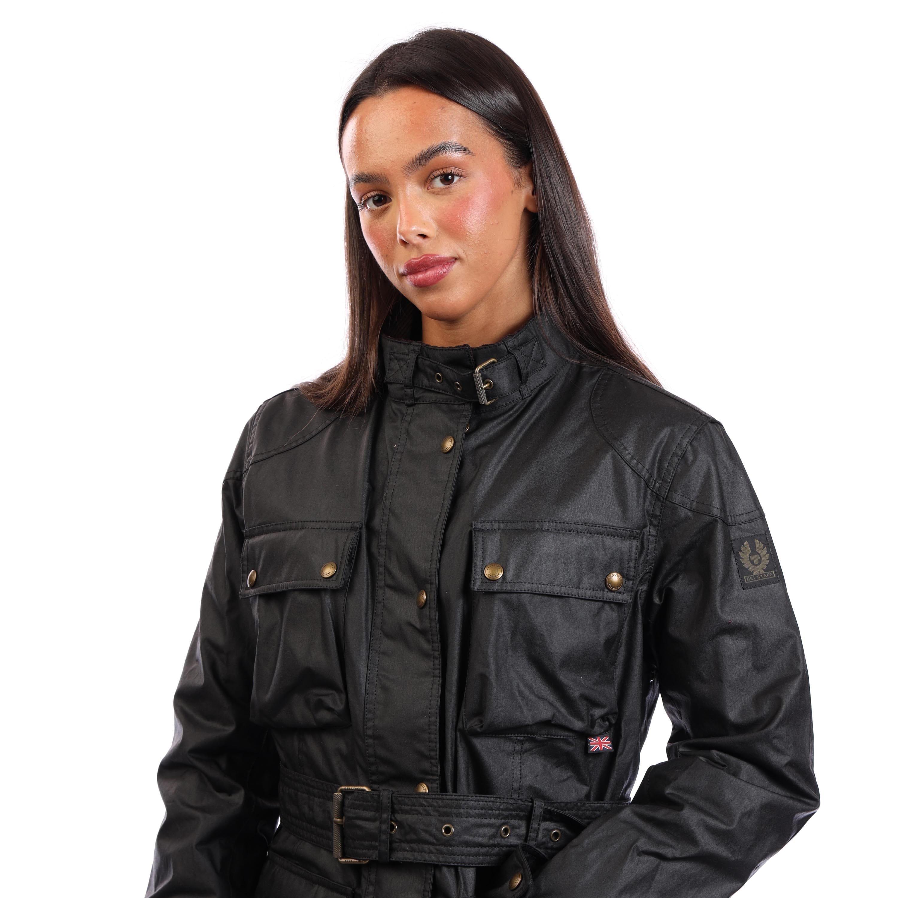 Black - Belstaff - Waxed Cotton Trailmaster Jacket - 2