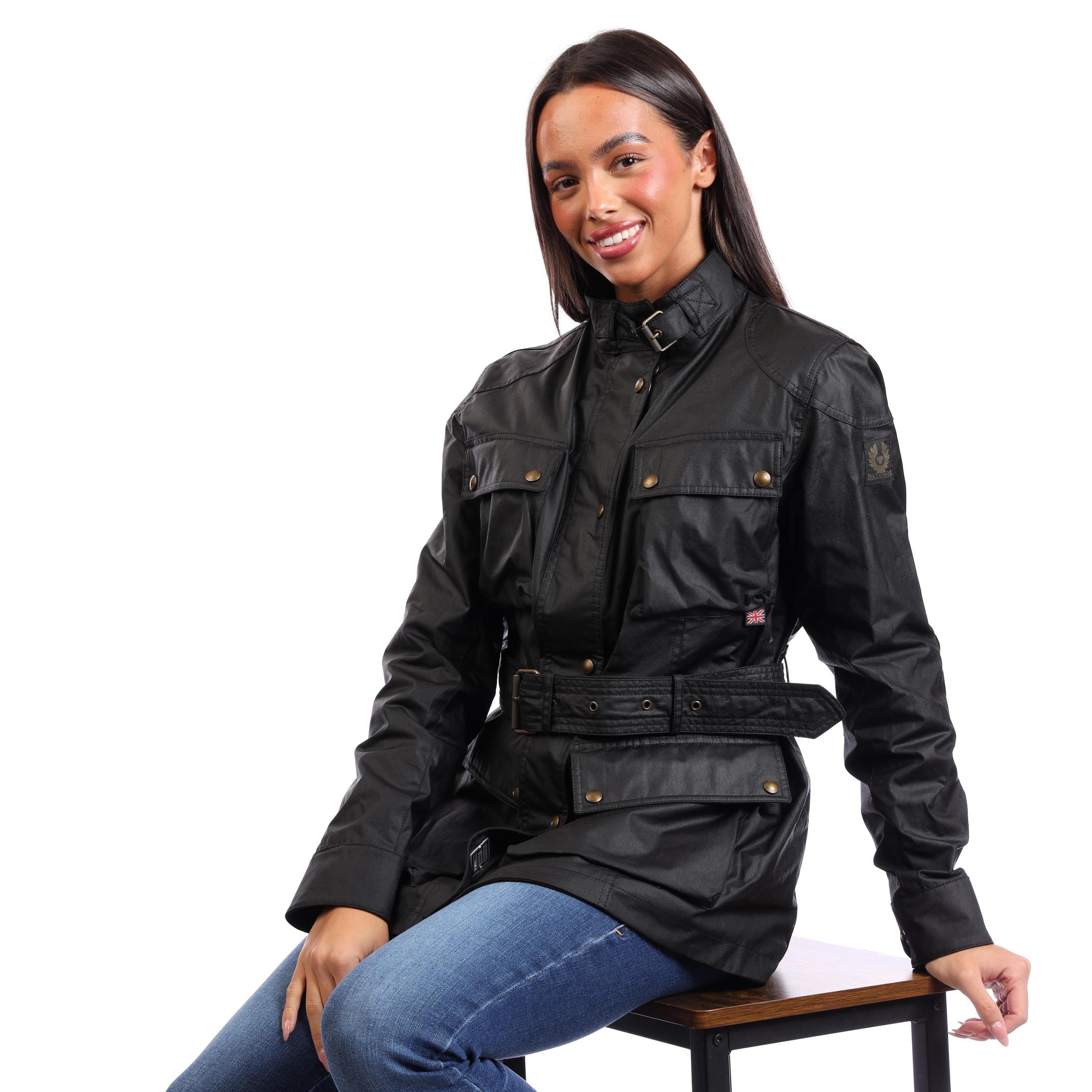 Black - Belstaff - Waxed Cotton Trailmaster Jacket - 6