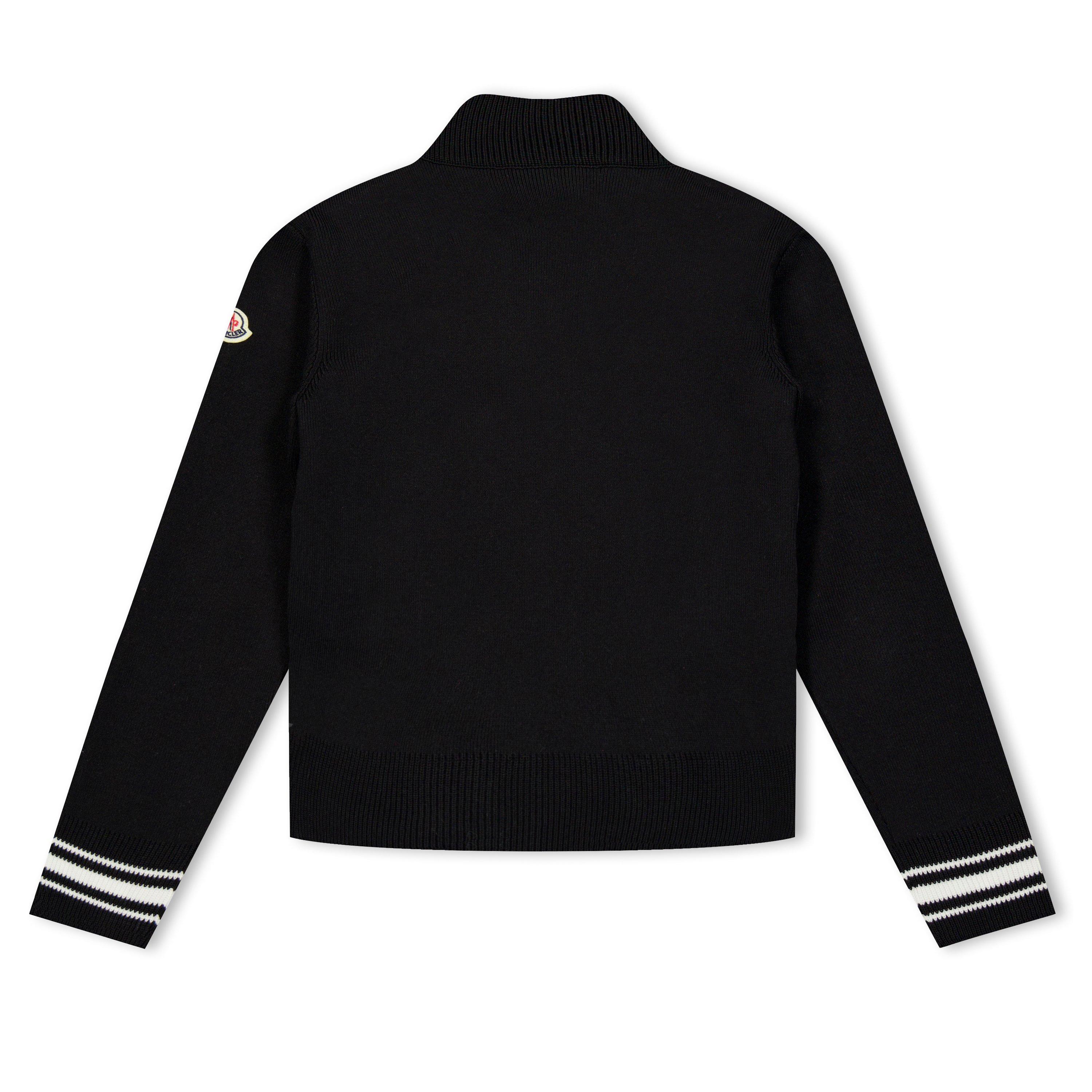 Black 999 - Moncler - Padded Cotton Zip-Up Cardigan Juniors - 2