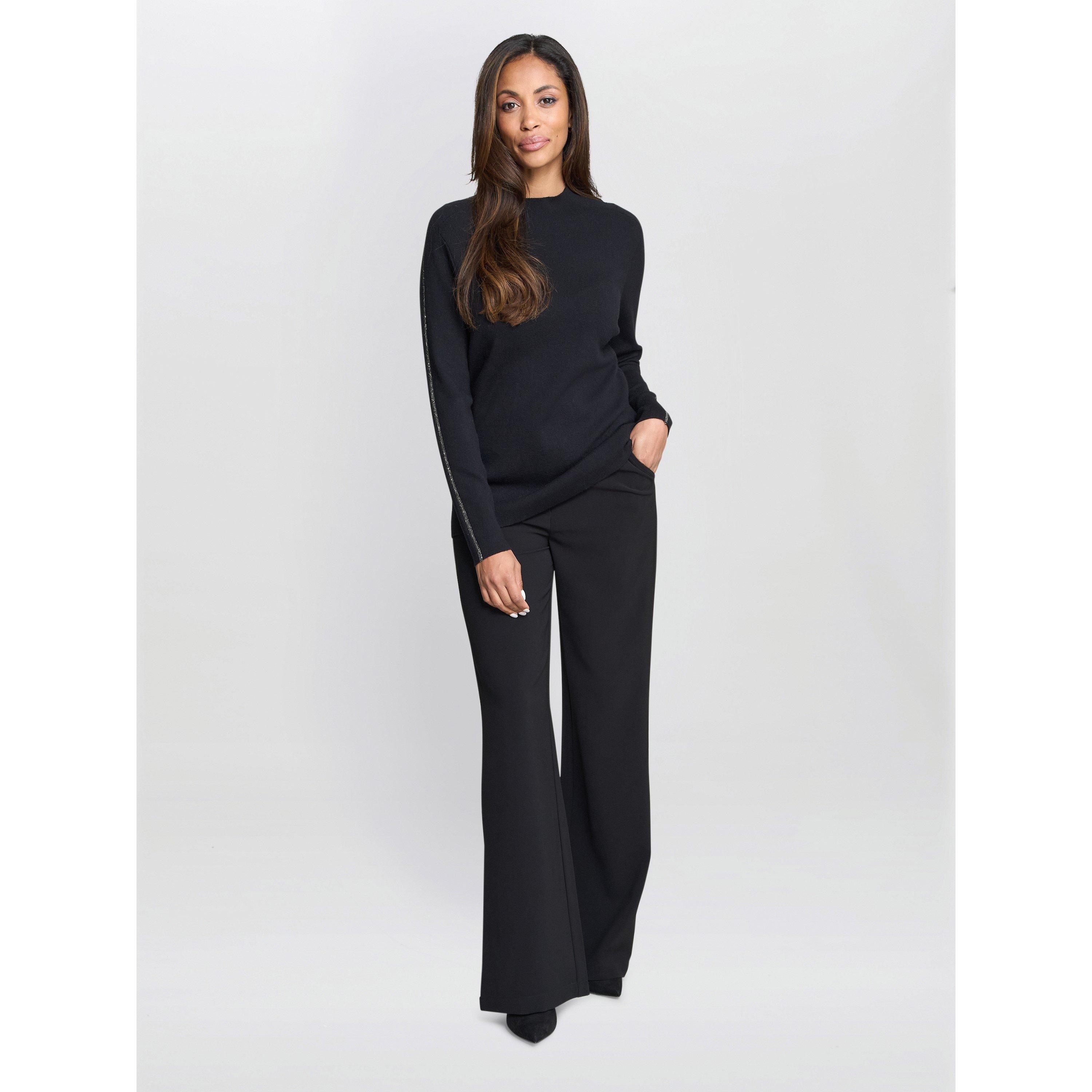 Black - Gina Bacconi - Women's Georgie Knitted Sweatshirt - 6