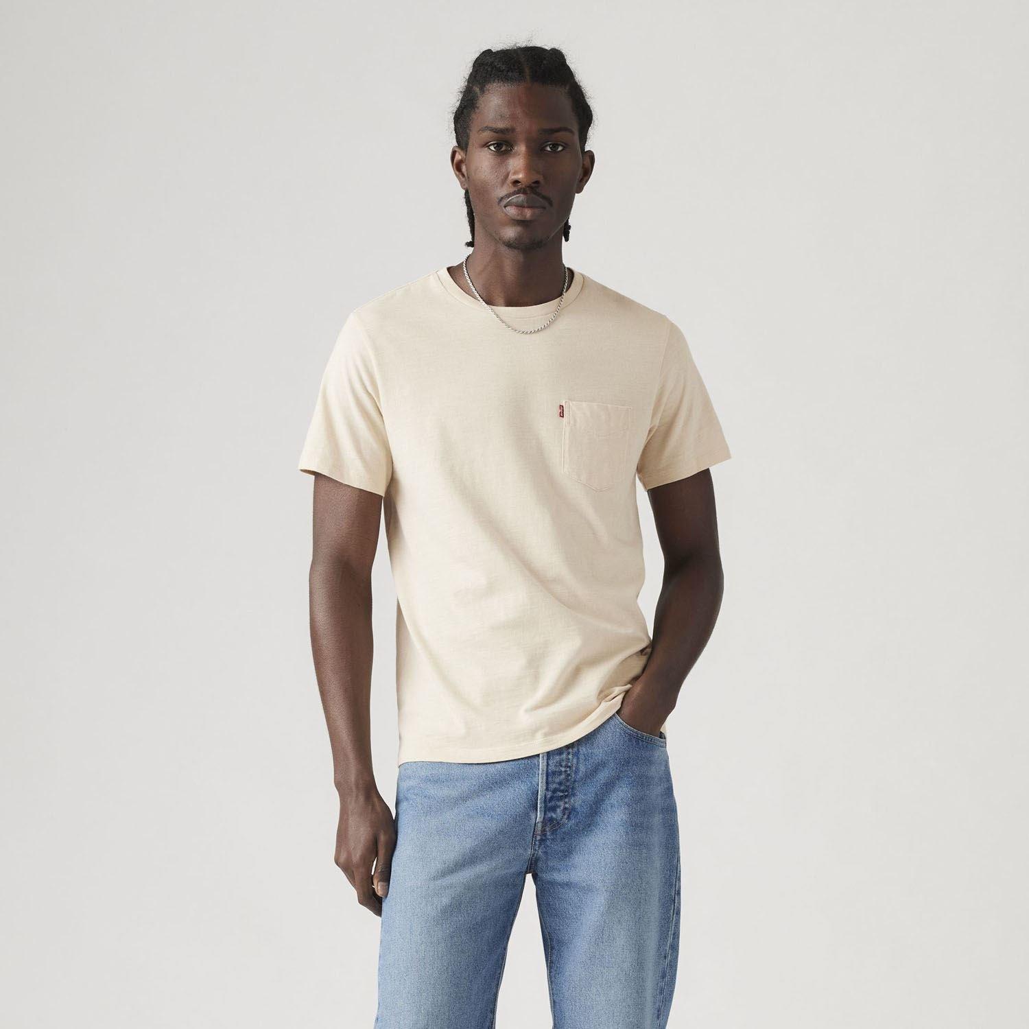 Cream - Levis - Classic Pocket T-Shirt - 2