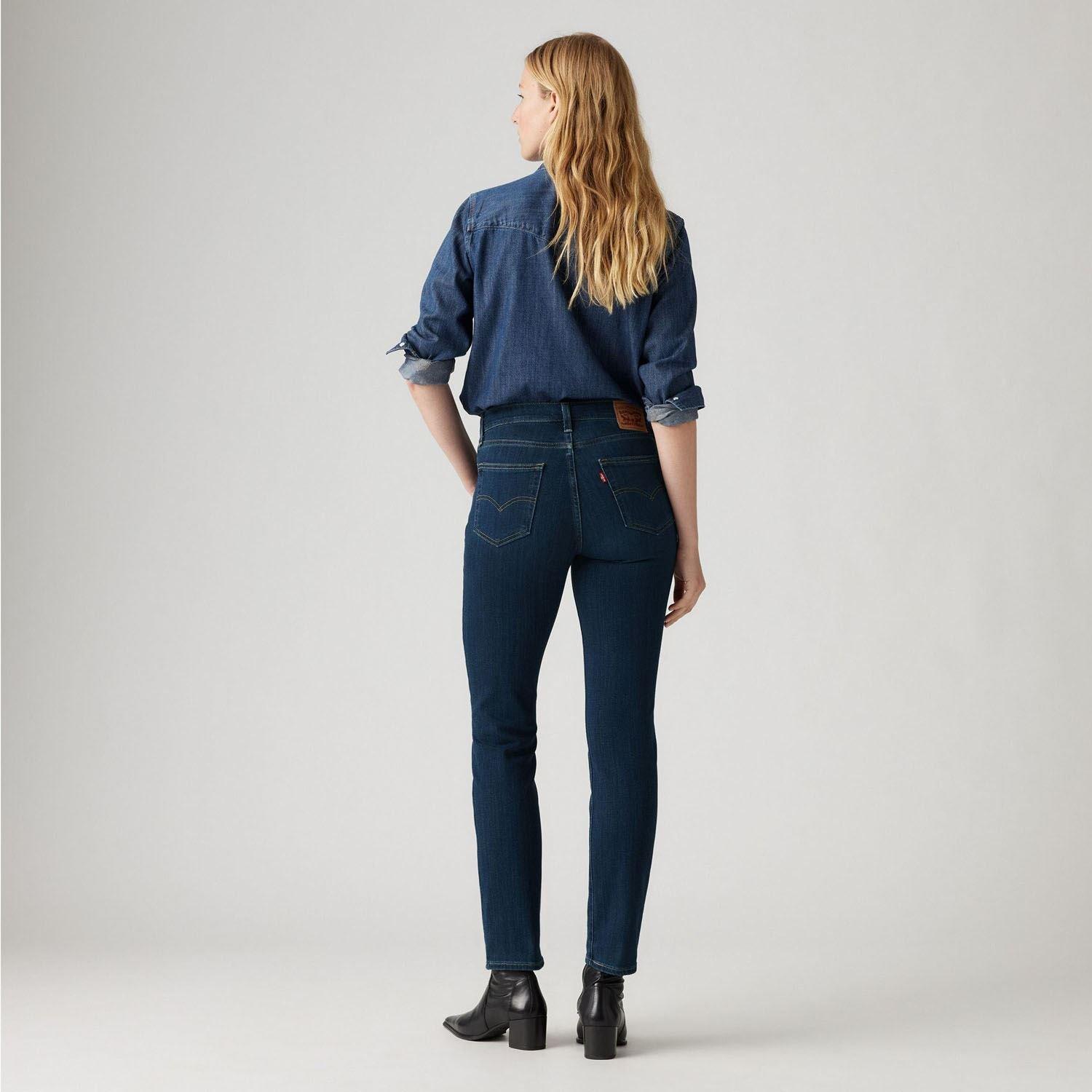 Blue - Levis - 724 High Rise Straight-Fit Jeans - 4