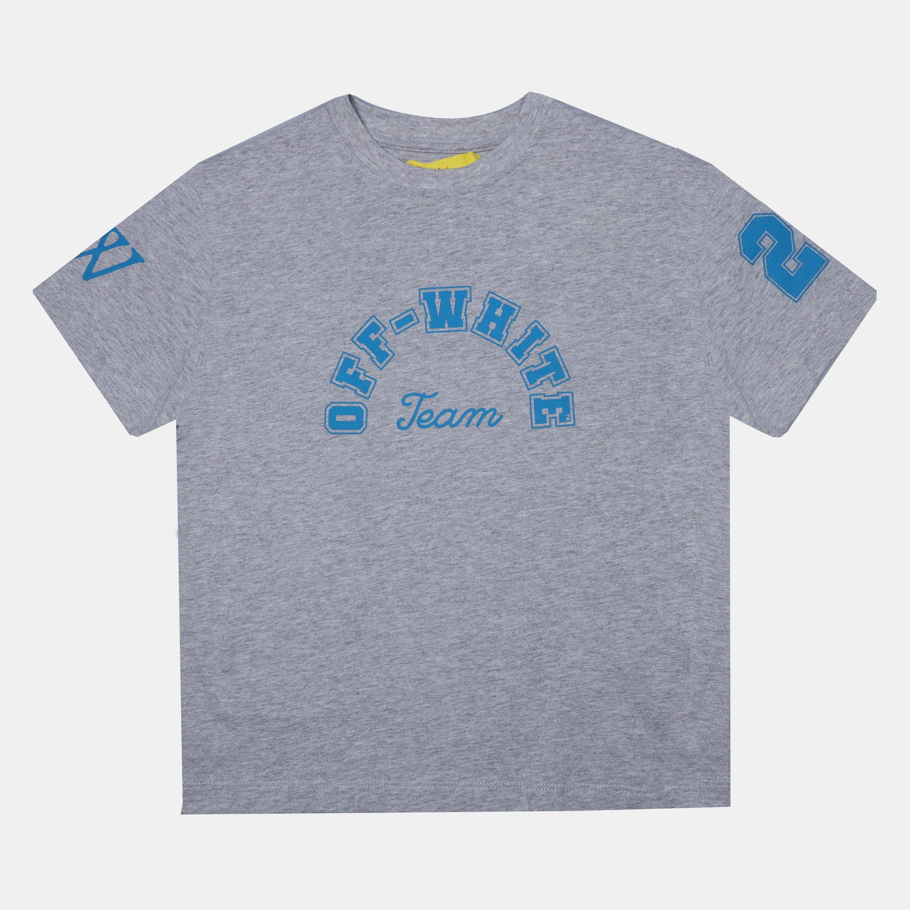Melange Grey - Off White - Off Team 23 Tee In99 - 1