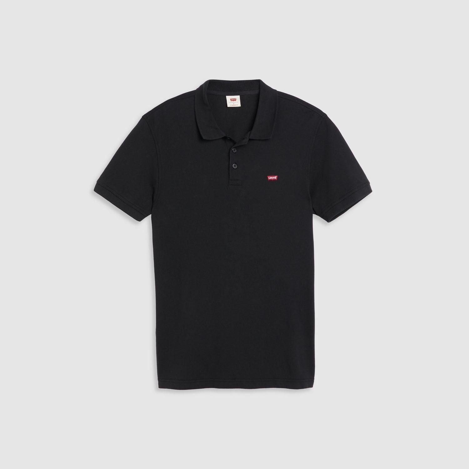 Black - Levis - Housemark Polo Shirt - 1