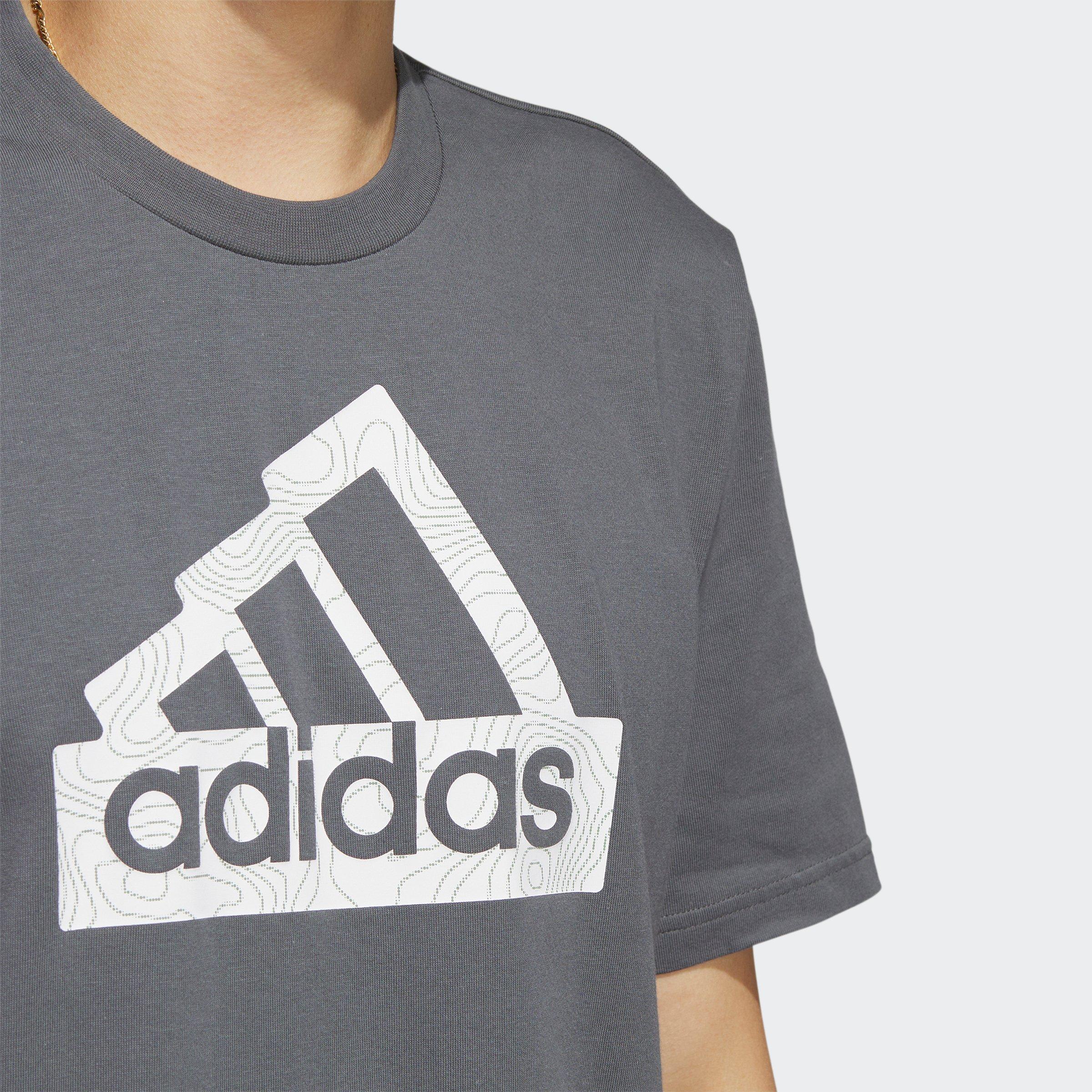 Grey Five - adidas - City Escape Graphic T-Shirt Mens - 4