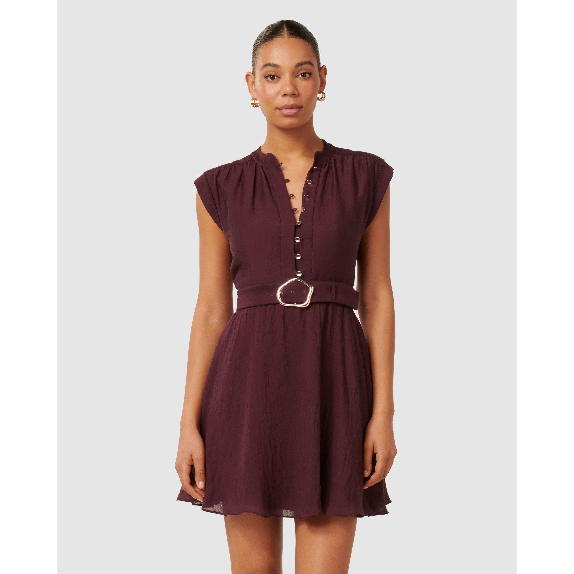 Imperial Port - Forever New - Lucille Textured Belted Mini Dress - 3