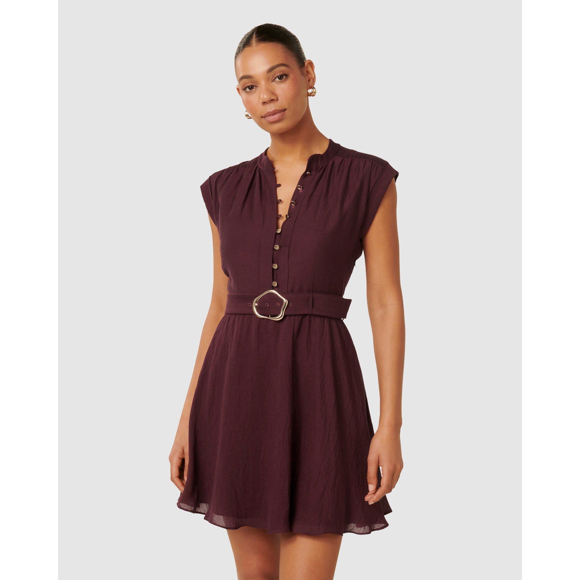 Imperial Port - Forever New - Lucille Textured Belted Mini Dress - 5