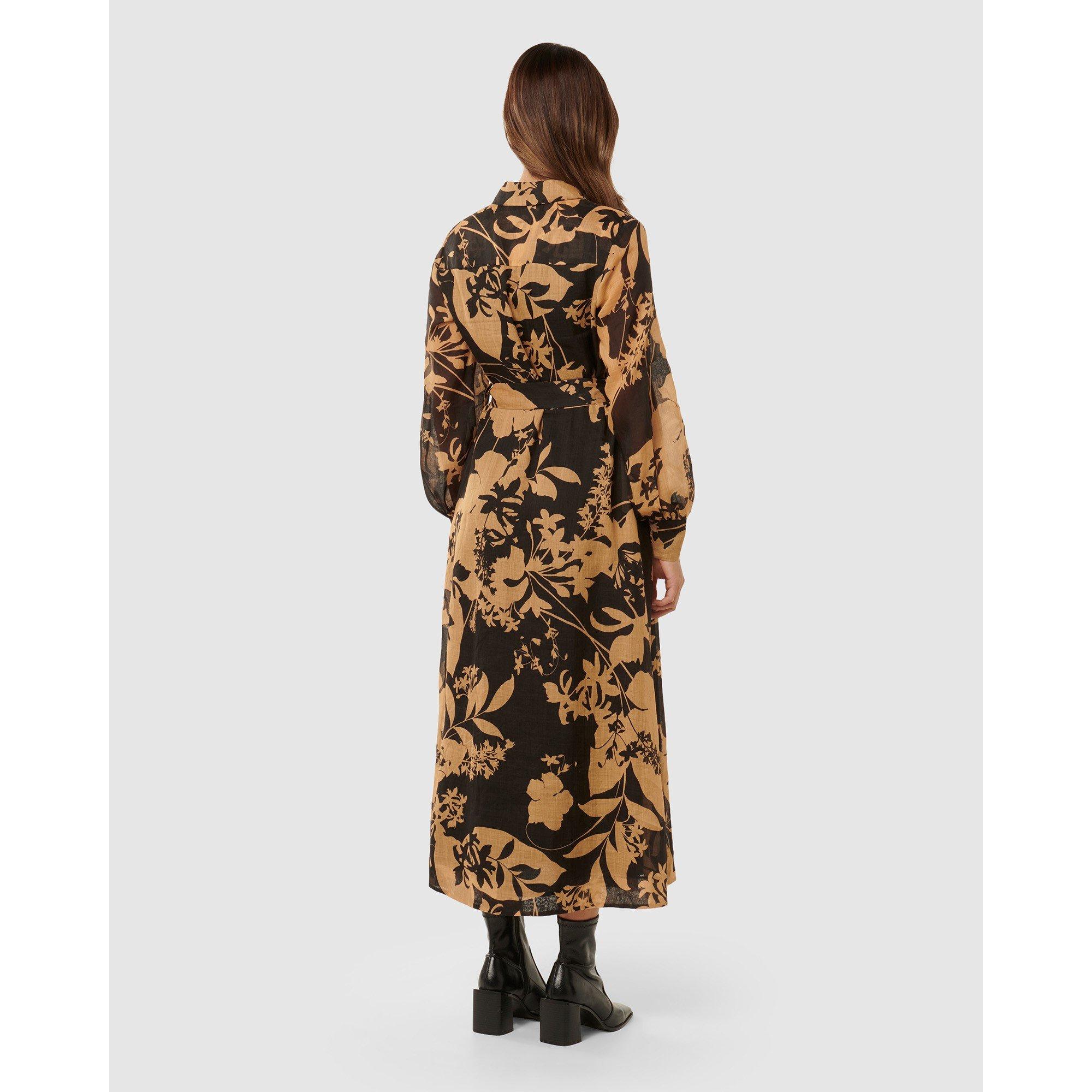 Hensley Floral - Forever New - Janie Printed Shirt Midi Dress - 5