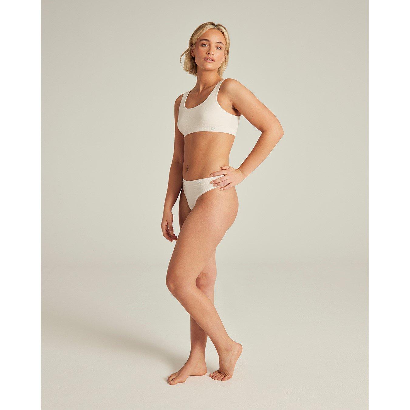 White Sand - Nudea - SEAMLESS CROP TOP TENCEL SEAMLESS - 2