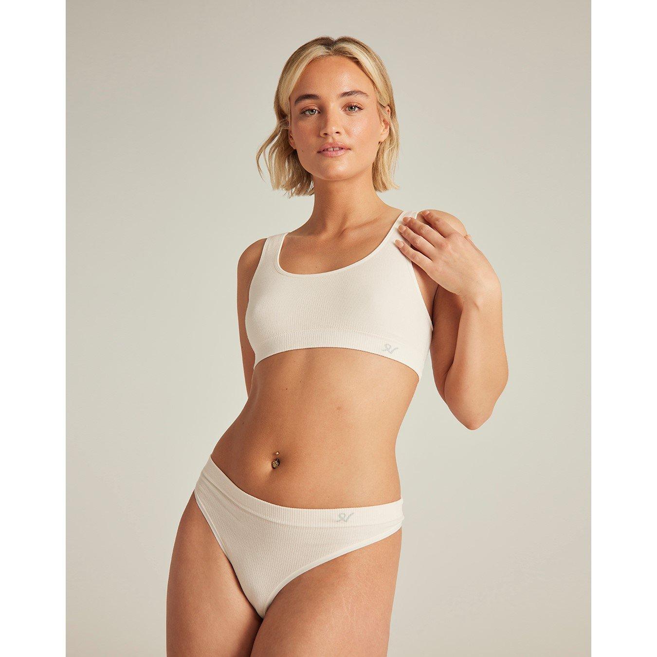White Sand - Nudea - SEAMLESS CROP TOP TENCEL SEAMLESS - 4