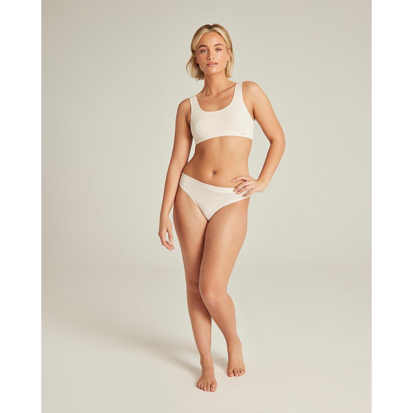 White Sand - Nudea - SEAMLESS CROP TOP TENCEL SEAMLESS - 5
