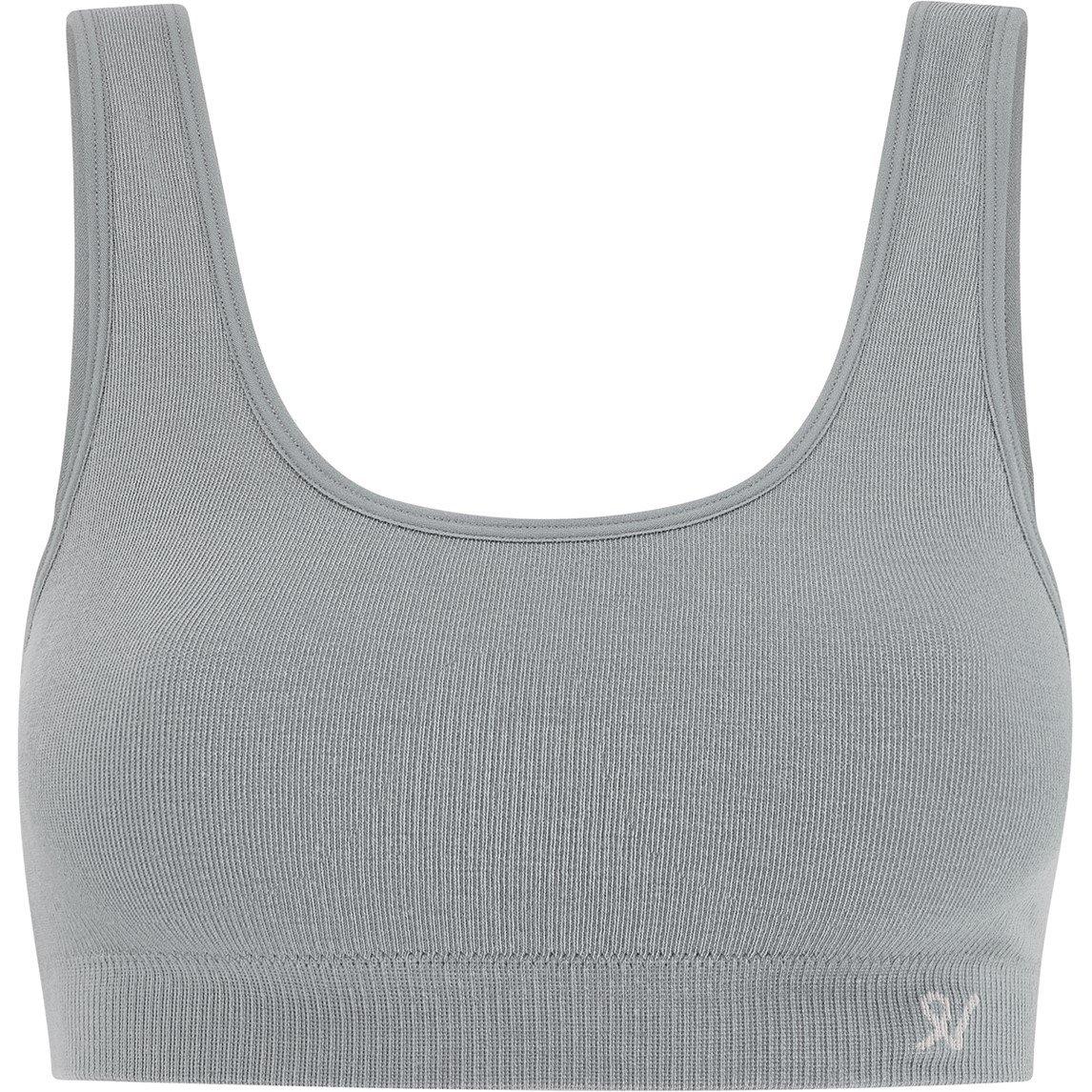 Storm Grey - Nudea - SEAMLESS CROP TOP TENCEL SEAMLESS - 5