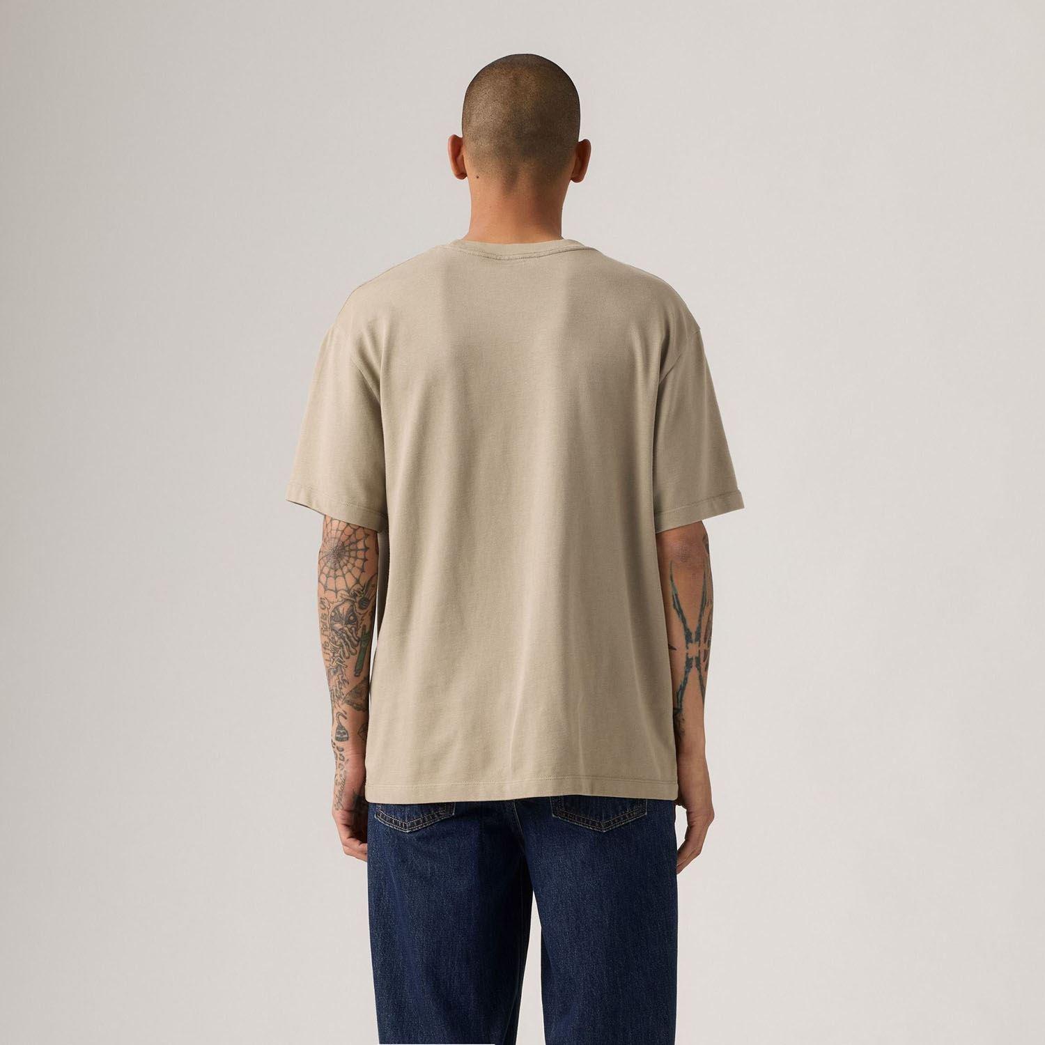 Khaki - Levis - Housemark Pocket T-Shirt - 3