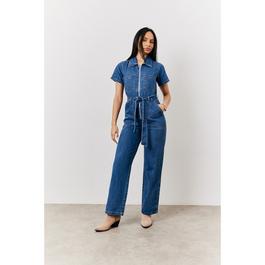 In The Style Denim Jumpsuit