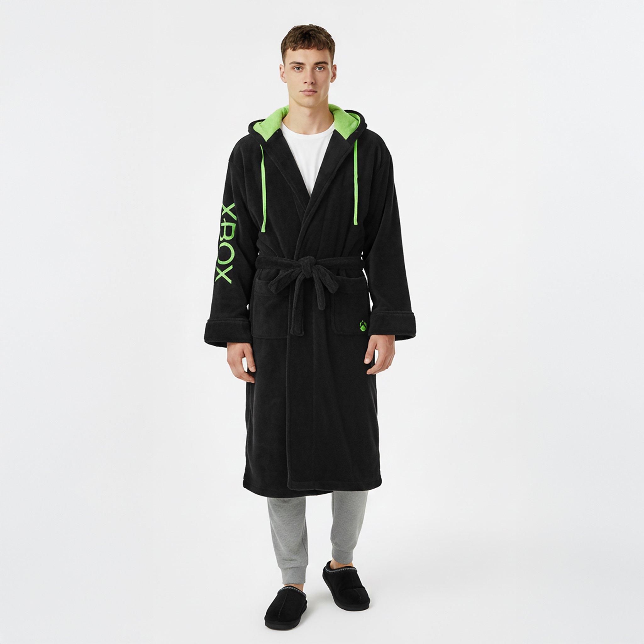 Multi Format An - Xbox - Black Gamer Fleece Robe - 5
