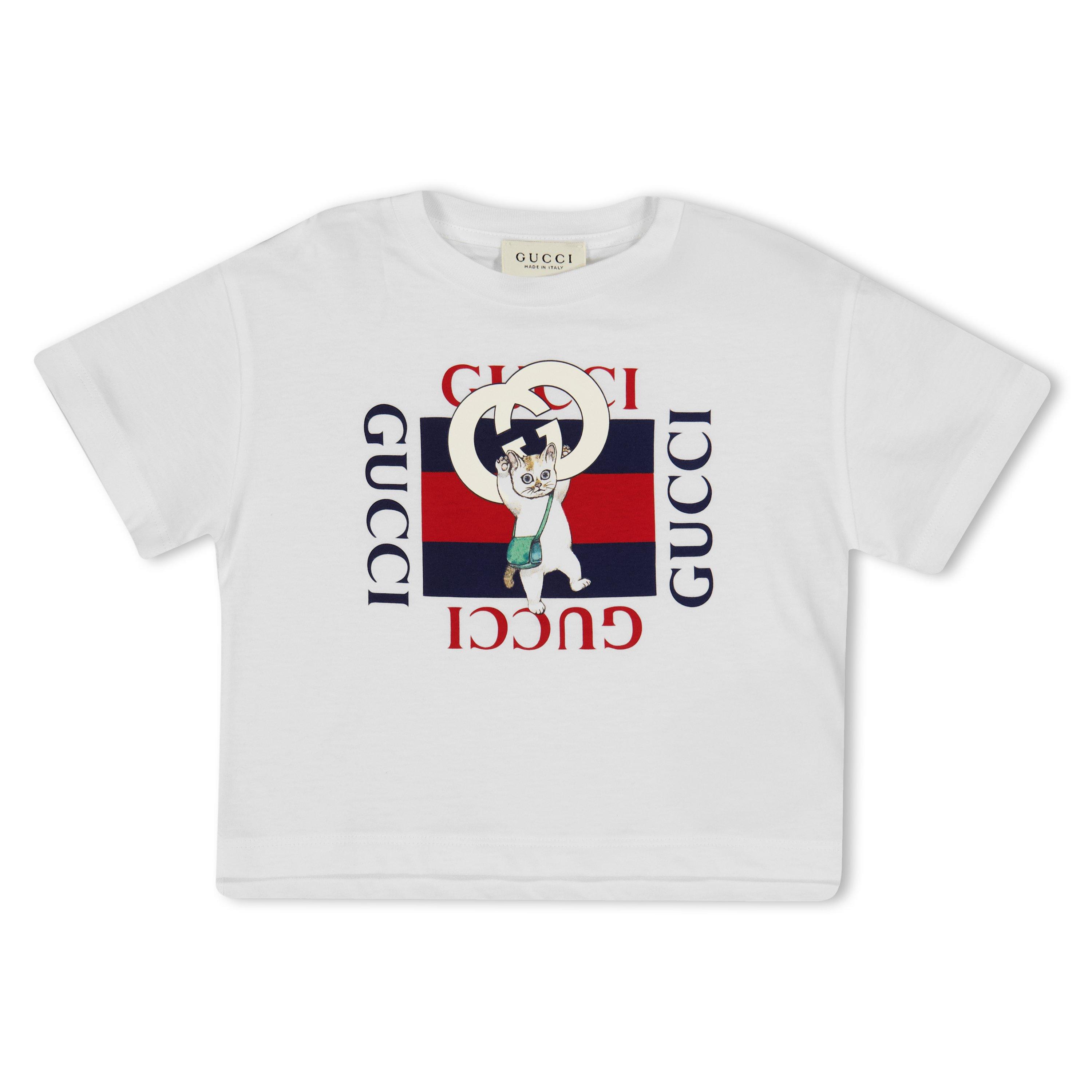White 9024 - Gucci - Gucci Prnt Tee In63 - 1