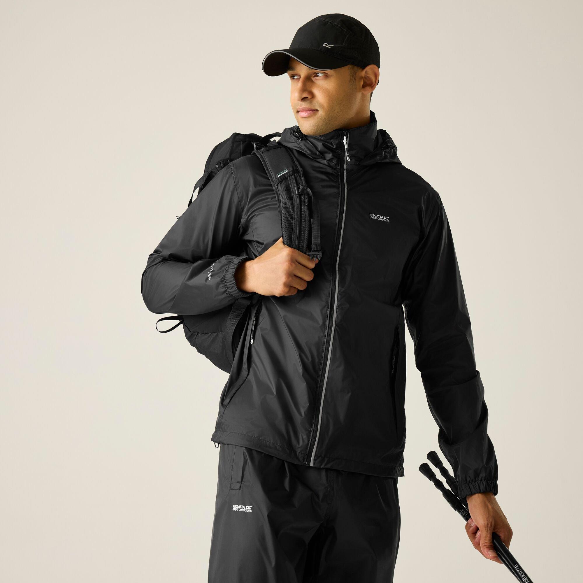 Black - Regatta - Lyle IV Waterproof Shell Jacket - 3